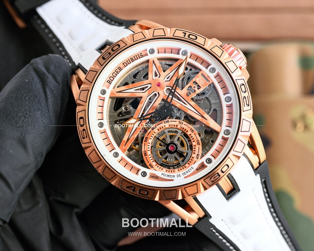 로저드뷔 엑스칼리버 스켈레톤 더블밸런스 티타늄 오토매틱 Roger Dubuis Excalibur Skeleton Double Balance Titanium Automatic 46mm 2