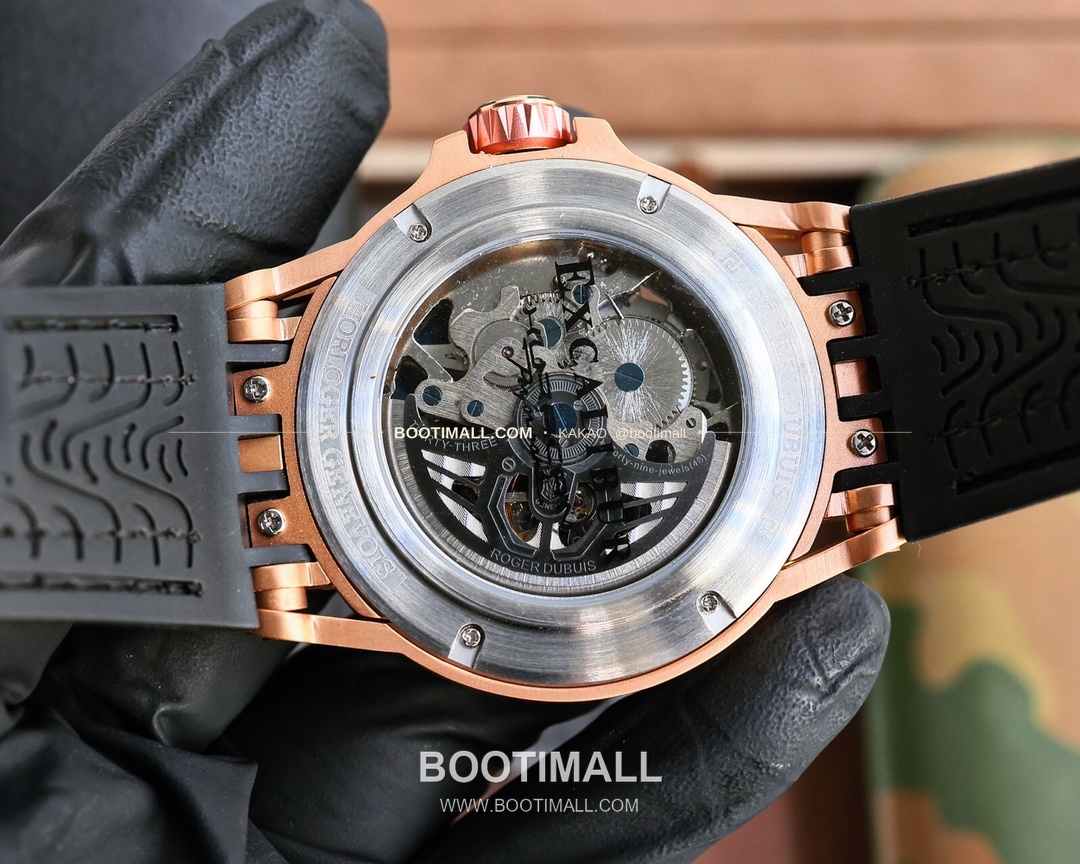 로저드뷔 엑스칼리버 스켈레톤 더블밸런스 티타늄 오토매틱 Roger Dubuis Excalibur Skeleton Double Balance Titanium Automatic 46mm 8