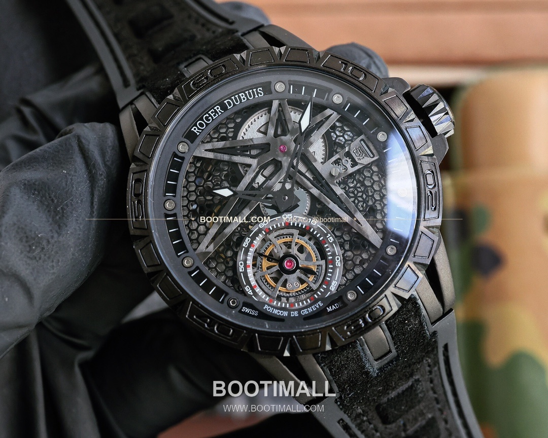 로저드뷔 엑스칼리버 스켈레톤 더블밸런스 티타늄 오토매틱 Roger Dubuis Excalibur Skeleton Double Balance Titanium Automatic 46mm 2