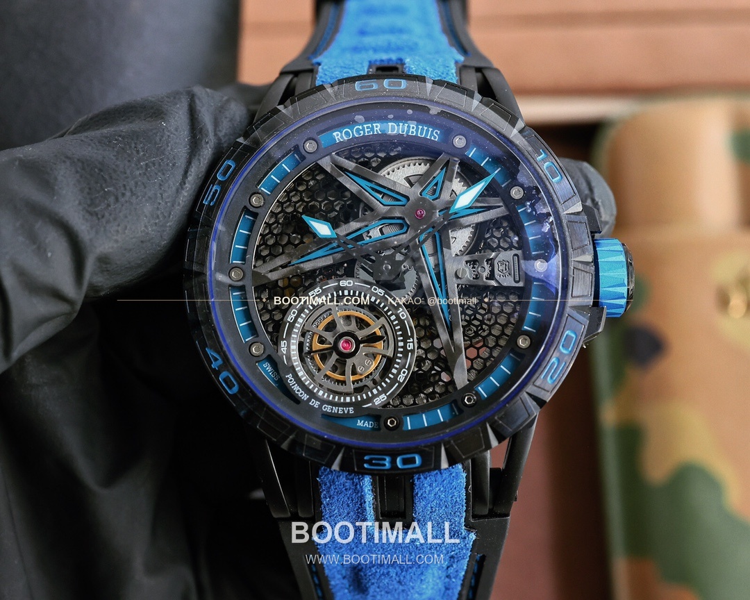 로저드뷔 엑스칼리버 스켈레톤 더블밸런스 티타늄 오토매틱 Roger Dubuis Excalibur Skeleton Double Balance Titanium Automatic 46mm 2