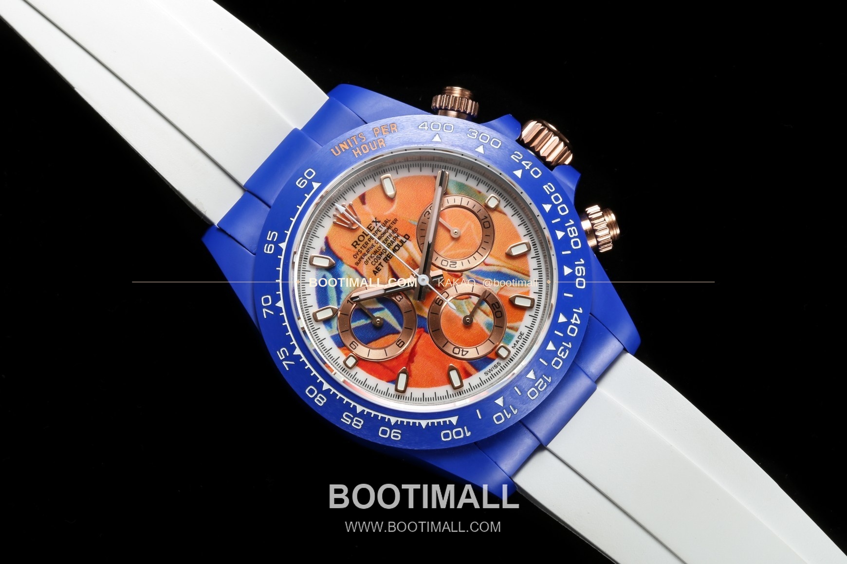 롤렉스 데이토나 AET 커스텀 블랙 세라믹 크로노그래프 오토매틱 Rolex Daytona AET Custom Black Ceramic Chronograph Automatic 40mm 2