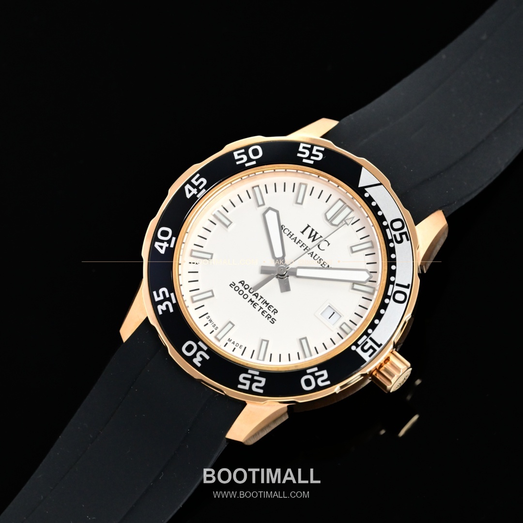 IWC 아쿠아타이머 스틸 블랙 베젤 오토매틱 IWC Aquatimer Steel Black Bezel Automatic 44mm 9