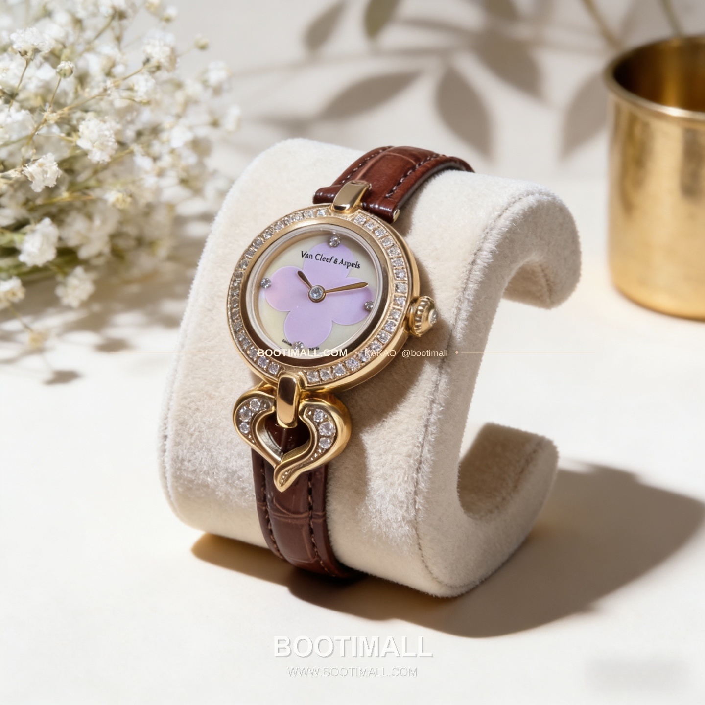 반클리프아펠 참스 골드 스틸 참 펜던트 쿼츠 Van Cleef & Arpels Charms Gold Steel Charm Pendant Quartz 25mm 1