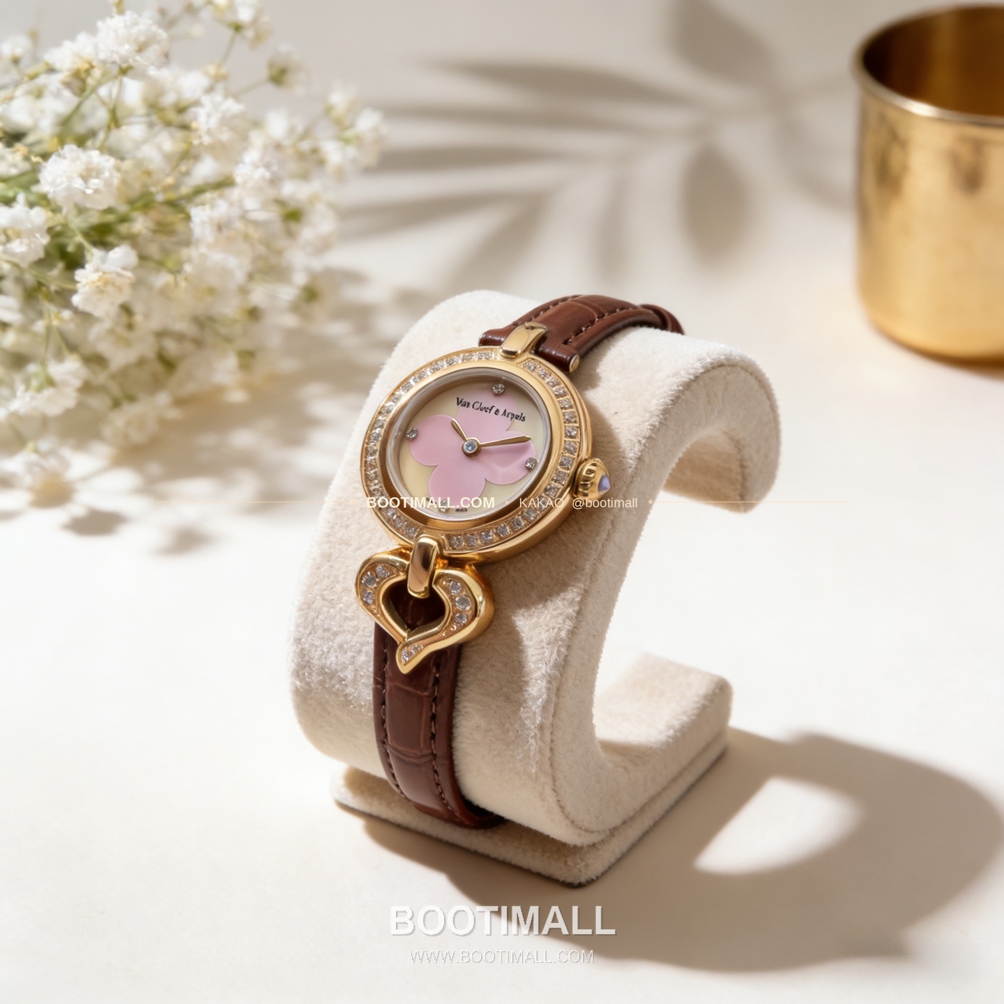 반클리프아펠 참스 골드 스틸 참 펜던트 쿼츠 Van Cleef & Arpels Charms Gold Steel Charm Pendant Quartz 25mm 2