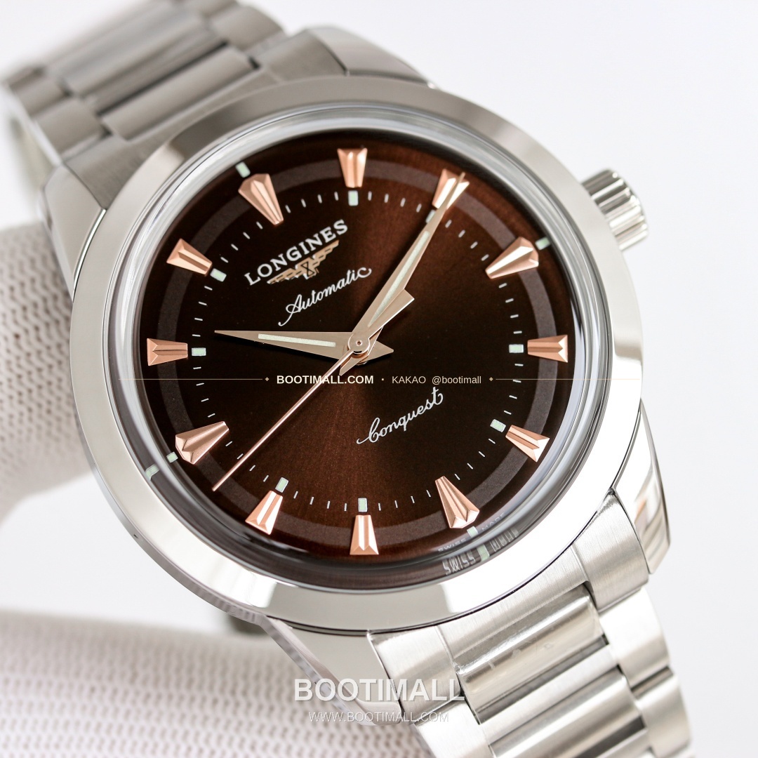 론진 콘퀘스트 헤리티지 스틸 쓰리핸즈 오토매틱 Longines Conquest Heritage Steel Three Hands Automatic 40mm 3