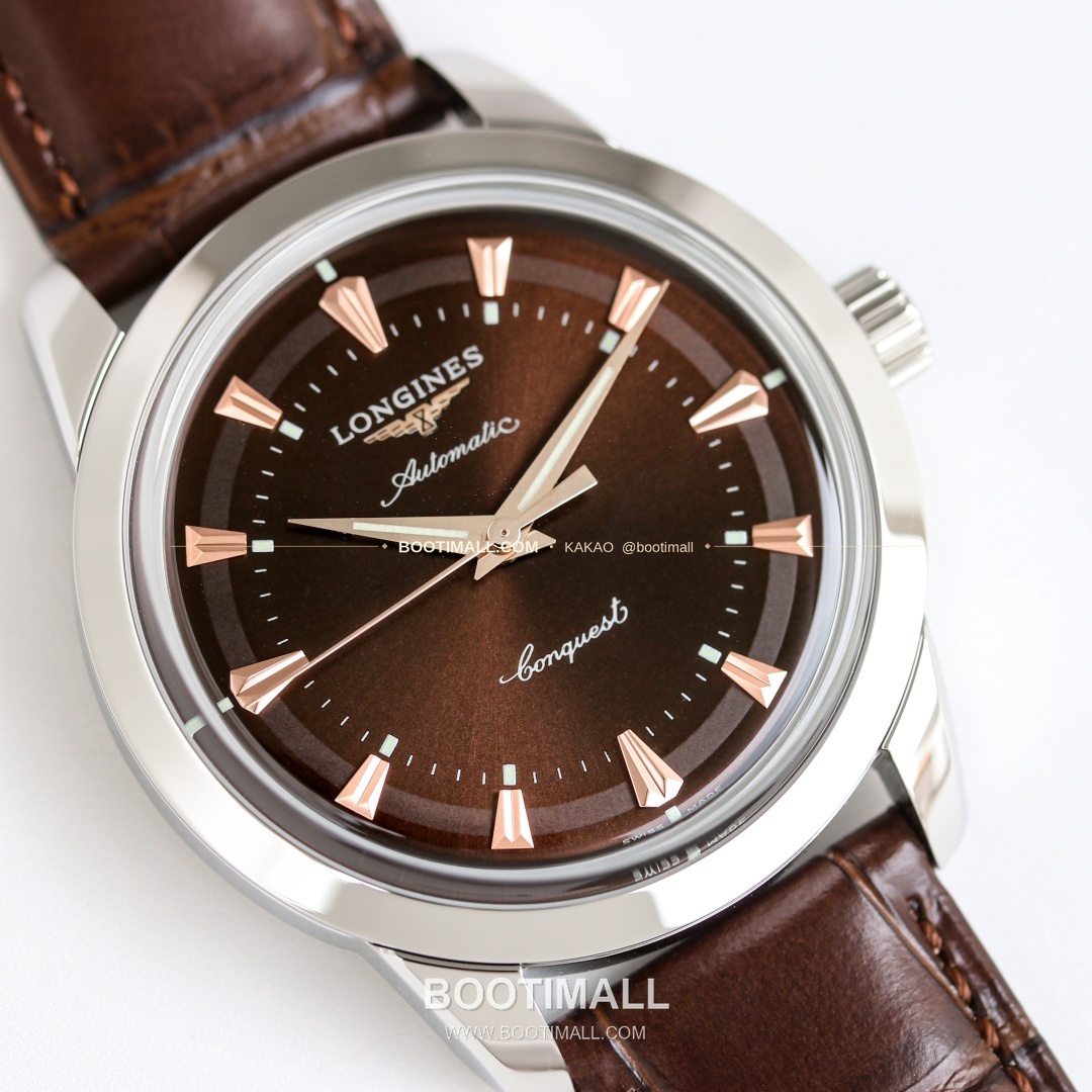 론진 콘퀘스트 헤리티지 스틸 쓰리핸즈 오토매틱 Longines Conquest Heritage Steel Three Hands Automatic 40mm 6