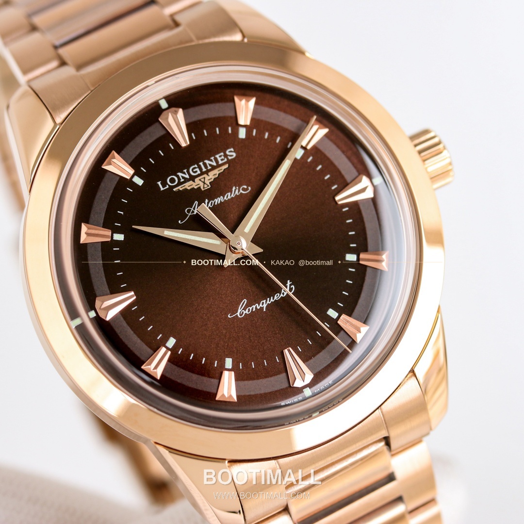 론진 콘퀘스트 헤리티지 스틸 쓰리핸즈 오토매틱 Longines Conquest Heritage Steel Three Hands Automatic 40mm 3
