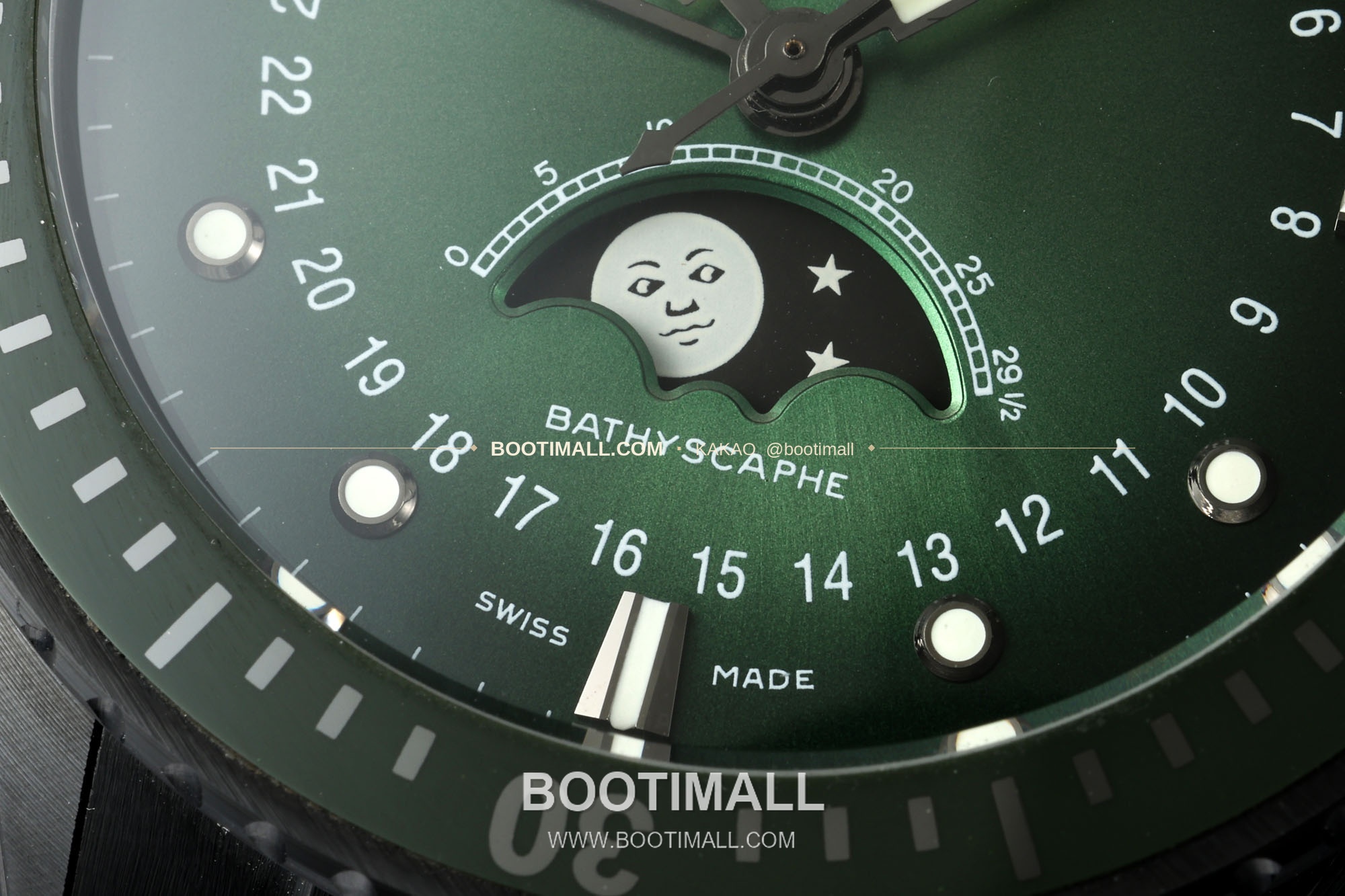 블랑팡 피프티패덤즈 바티스카프 세라믹 풀캘린더 문페이즈 오토매틱 Blancpain Fifty Fathoms Bathyscaphe Ceramic Complete Calendar Moonphase Automatic 43.6mm 4