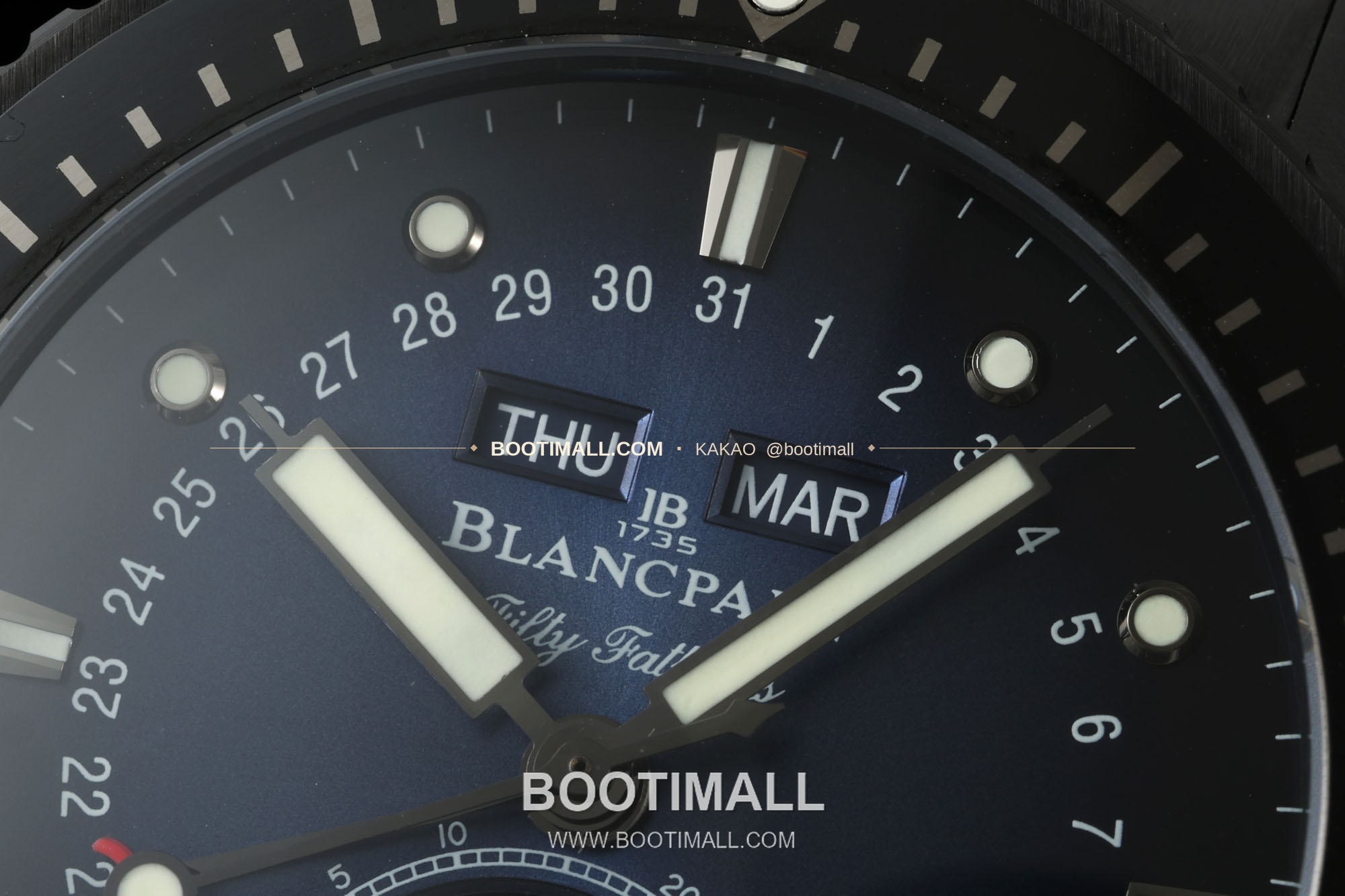 블랑팡 피프티패덤즈 바티스카프 세라믹 풀캘린더 문페이즈 오토매틱 Blancpain Fifty Fathoms Bathyscaphe Ceramic Complete Calendar Moonphase Automatic 43.6mm 4