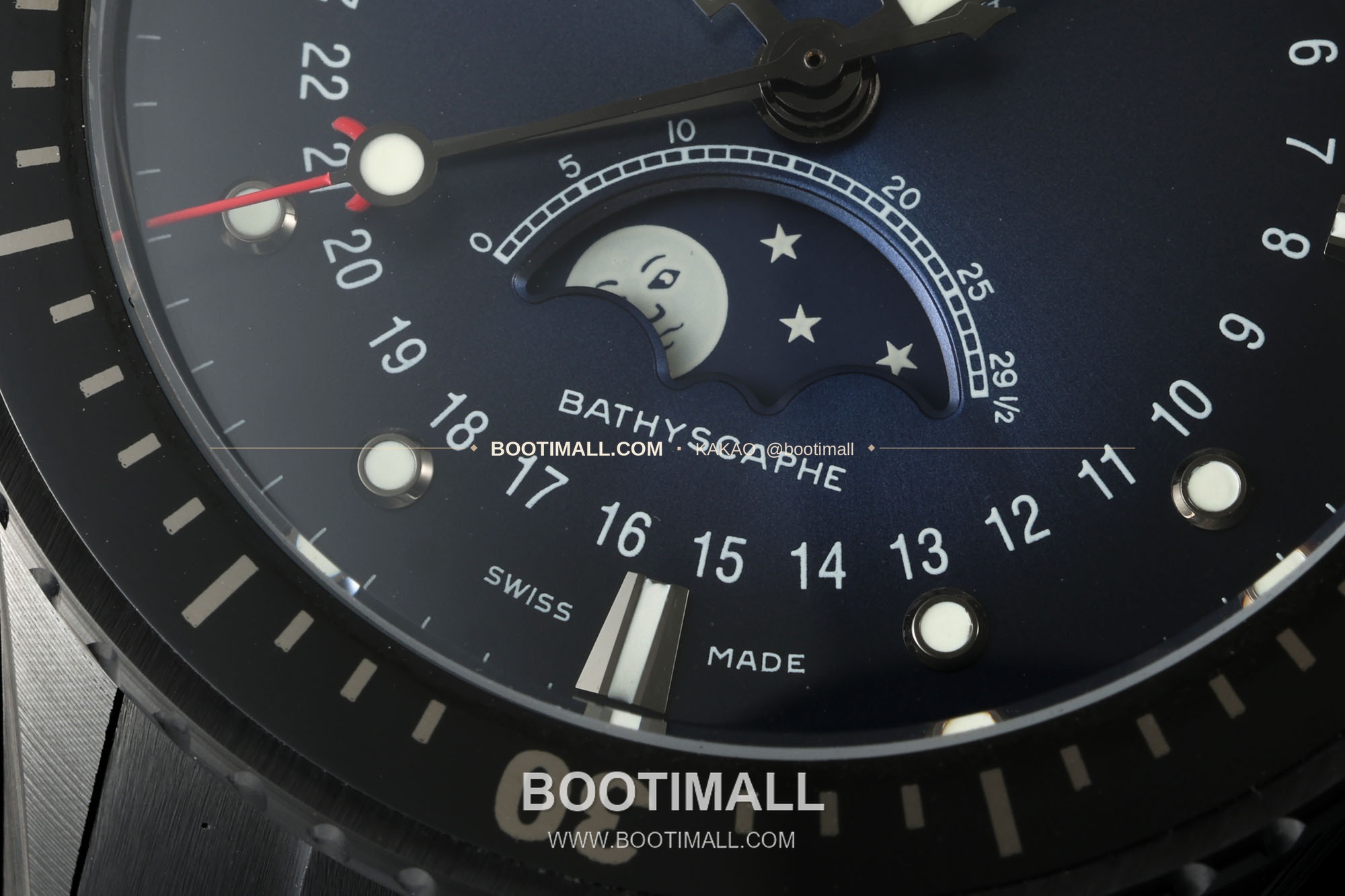 블랑팡 피프티패덤즈 바티스카프 세라믹 풀캘린더 문페이즈 오토매틱 Blancpain Fifty Fathoms Bathyscaphe Ceramic Complete Calendar Moonphase Automatic 43.6mm 5