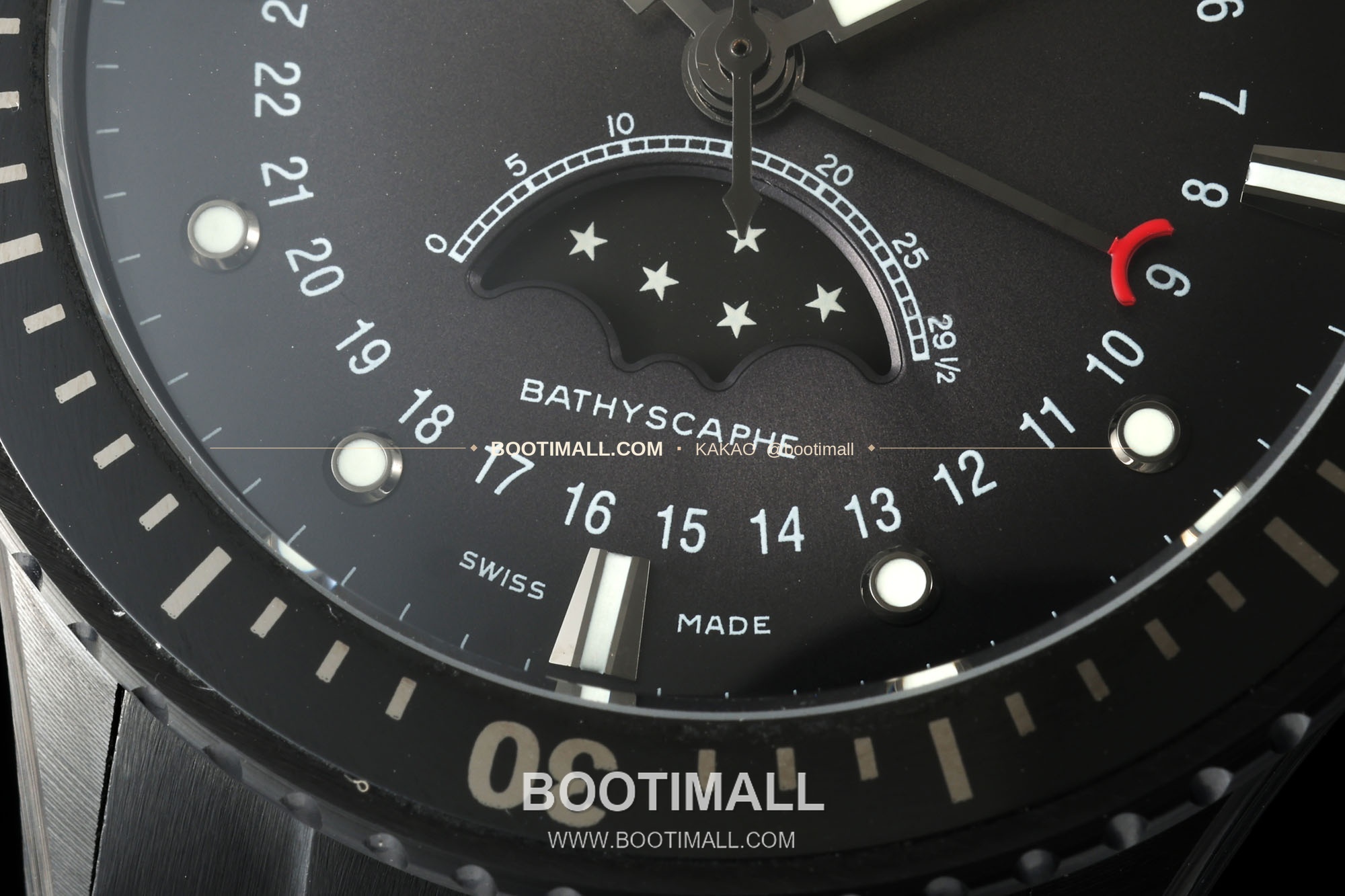 블랑팡 피프티패덤즈 바티스카프 세라믹 풀캘린더 문페이즈 오토매틱 Blancpain Fifty Fathoms Bathyscaphe Ceramic Complete Calendar Moonphase Automatic 43.6mm 5