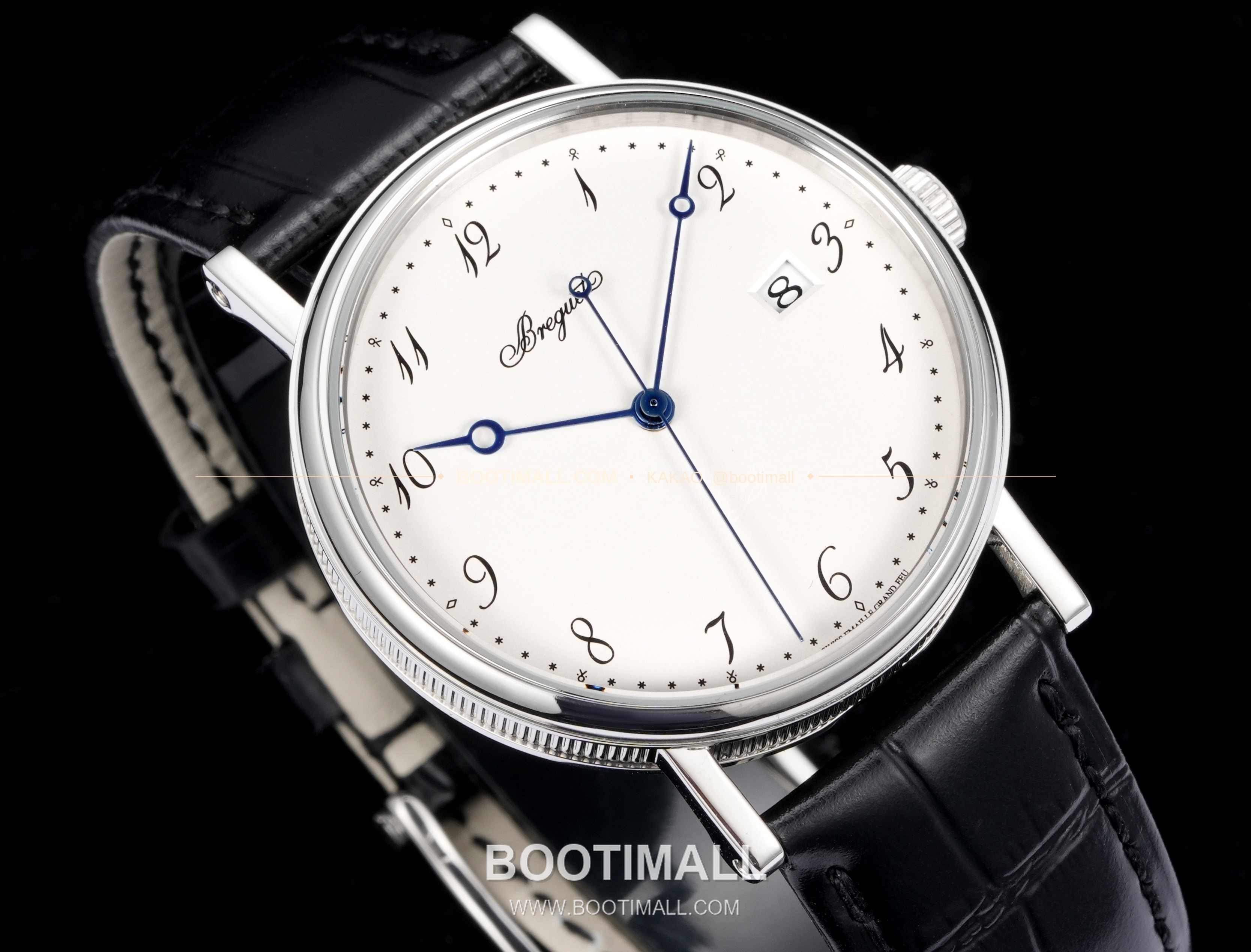 브레게 클래식 5177 스틸 에나멜 다이얼 오토매틱 Breguet Classique 5177 Steel Enamel Dial Automatic 38mm 4