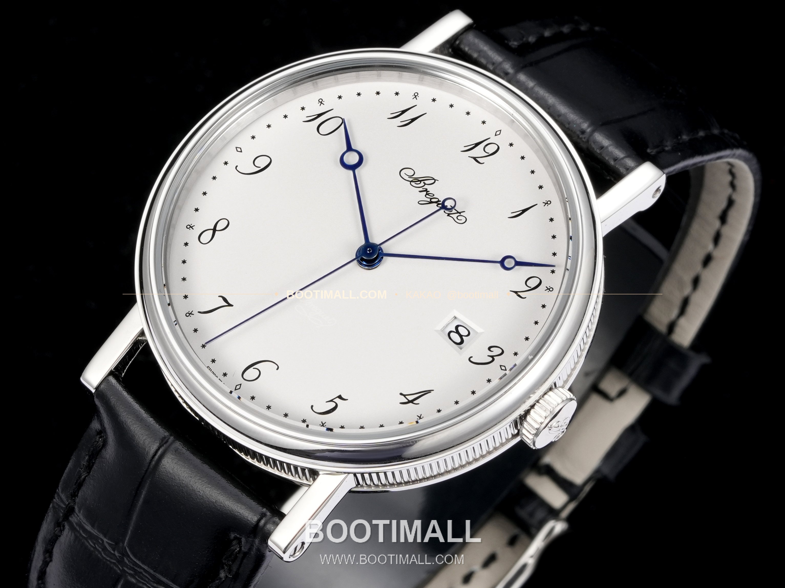 브레게 클래식 5177 스틸 에나멜 다이얼 오토매틱 Breguet Classique 5177 Steel Enamel Dial Automatic 38mm 6