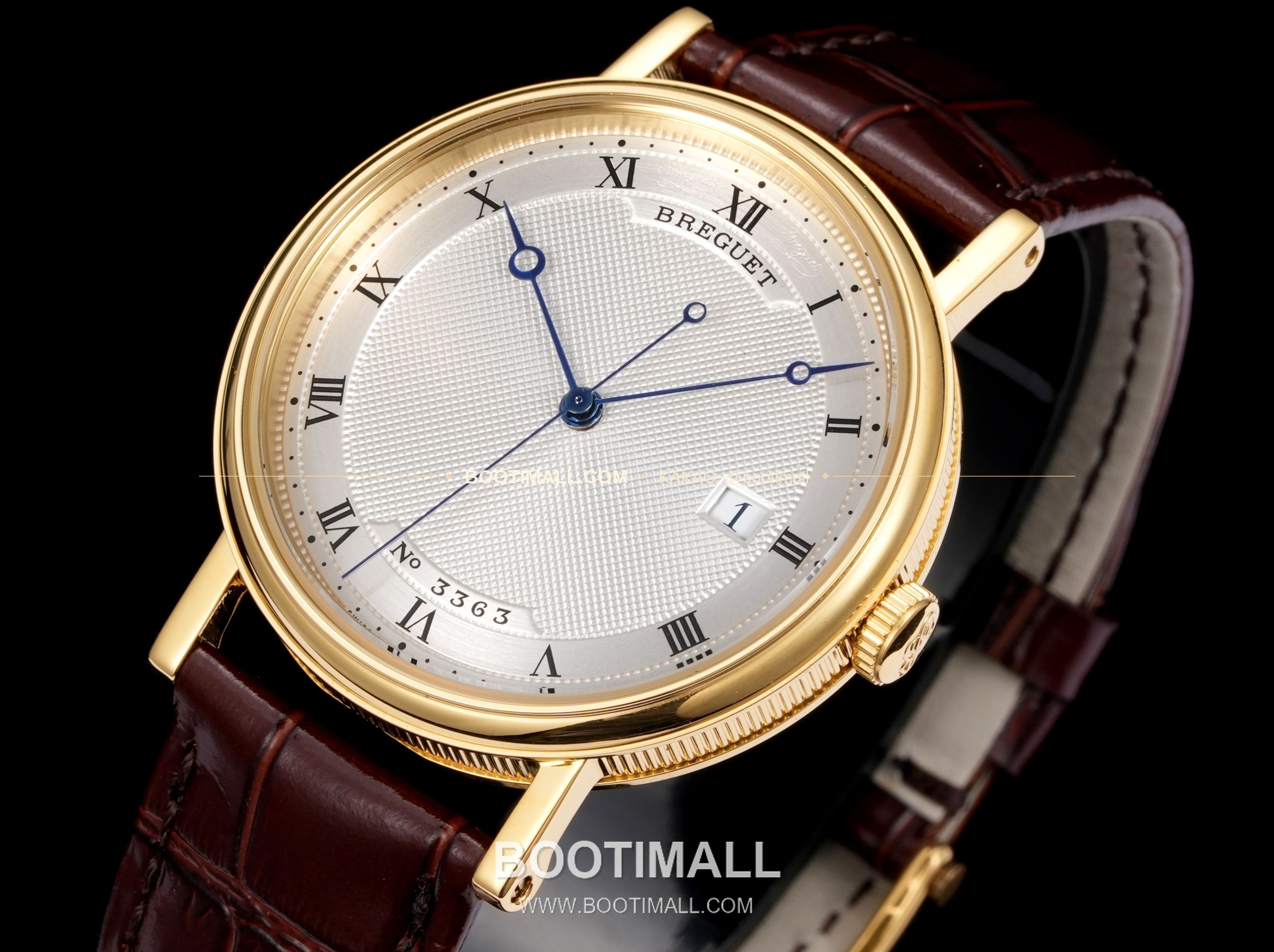 브레게 클래식 5177 스틸 에나멜 다이얼 오토매틱 Breguet Classique 5177 Steel Enamel Dial Automatic 38mm 4