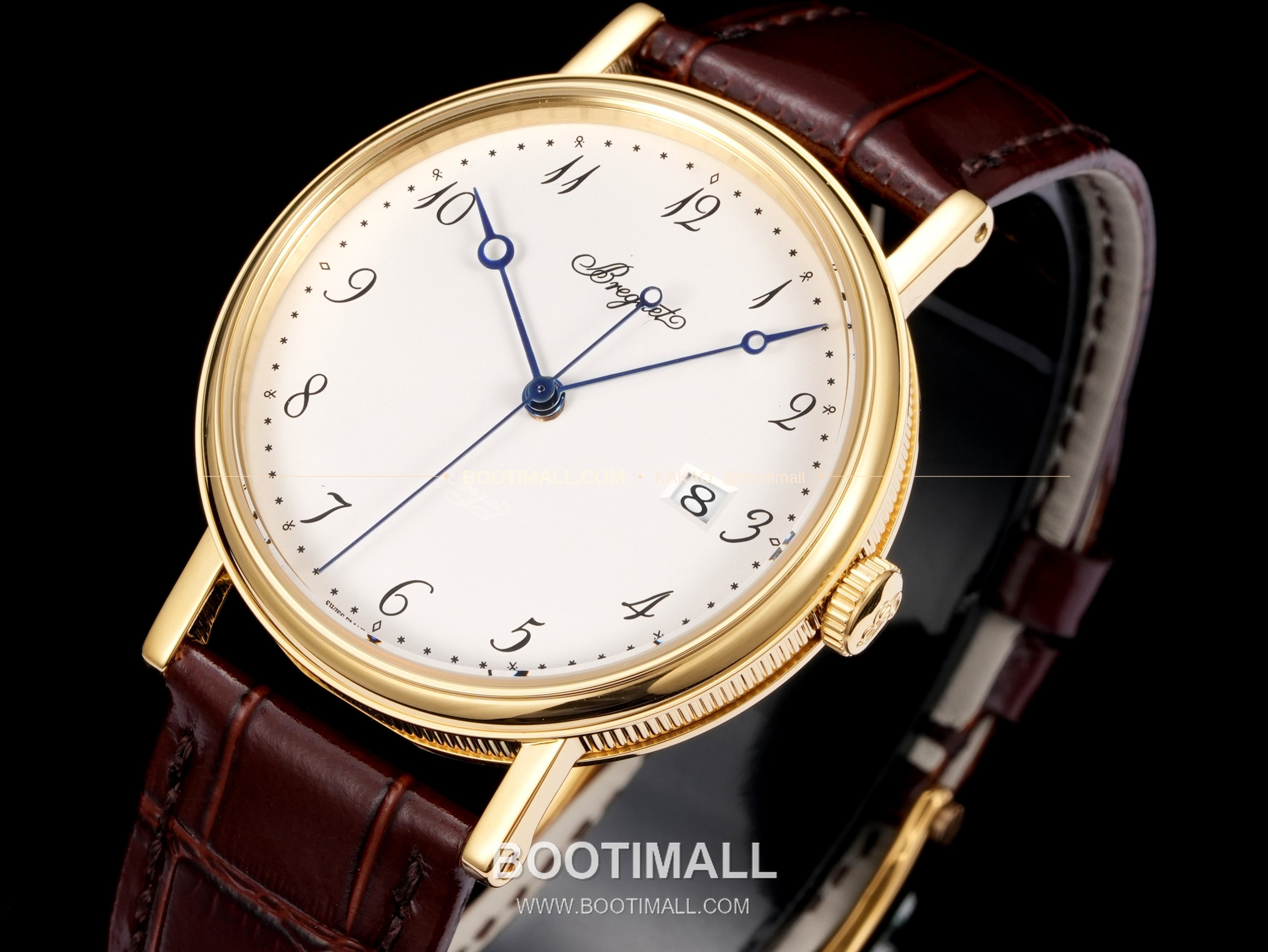 브레게 클래식 5177 스틸 에나멜 다이얼 오토매틱 Breguet Classique 5177 Steel Enamel Dial Automatic 38mm 5