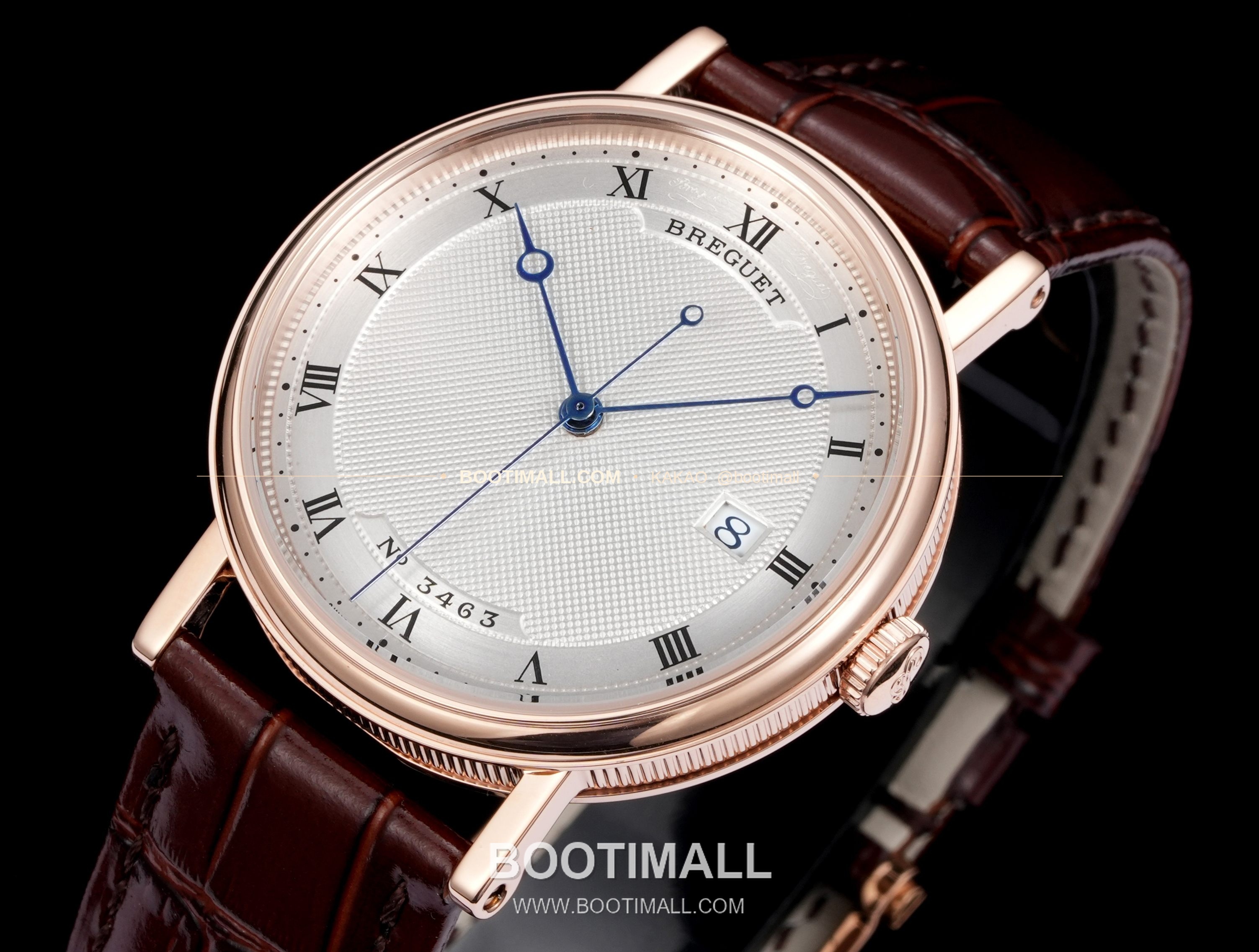 브레게 클래식 5177 에나멜 다이얼 블루핸즈 오토매틱 Breguet Classique 5177 Enamel Dial Blue Hands Automatic 38mm 6