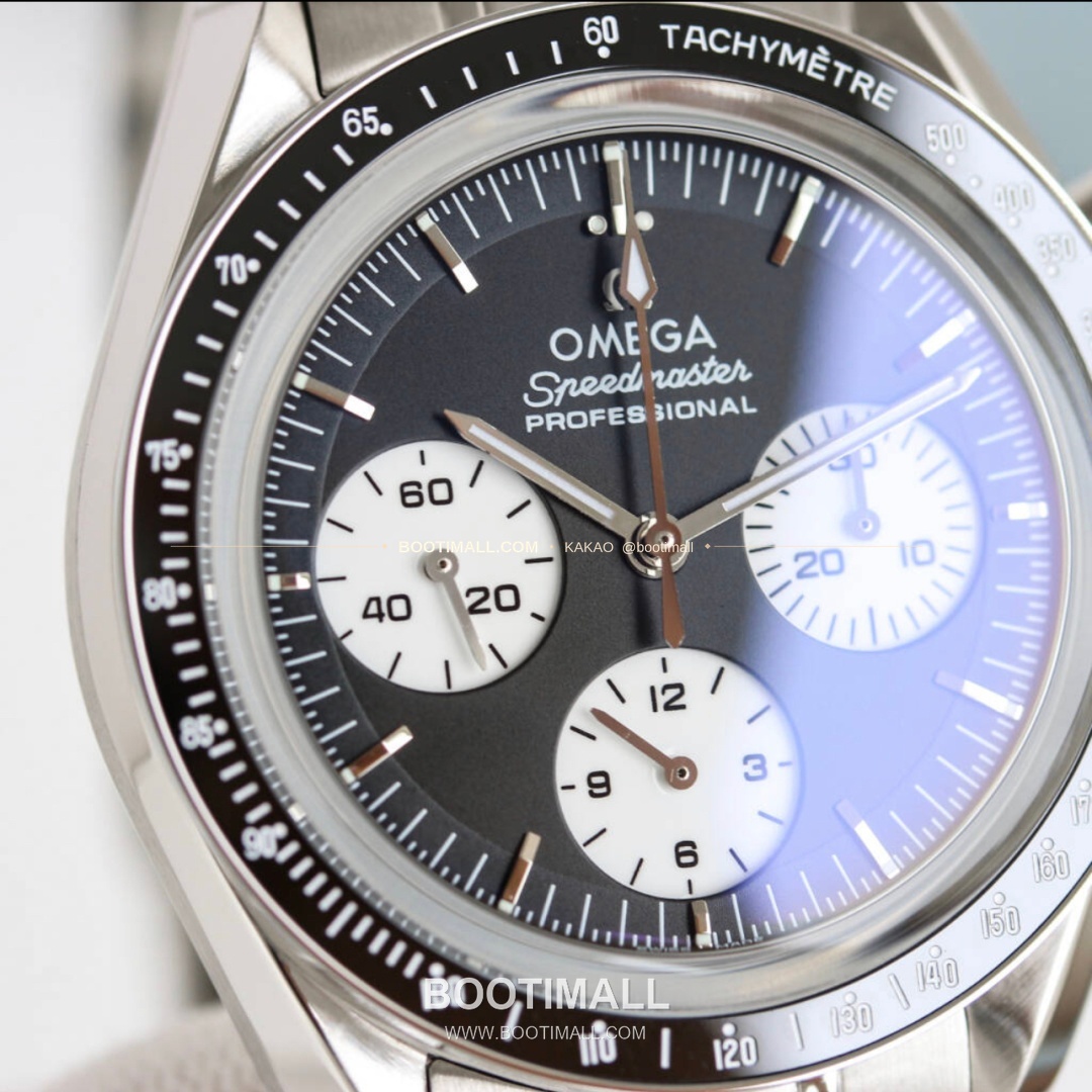 오메가 스피드마스터 문워치 리버스 팬더 크로노그래프 매뉴얼 Omega Speedmaster Moonwatch Reverse Panda Chronograph Manual 42mm 4