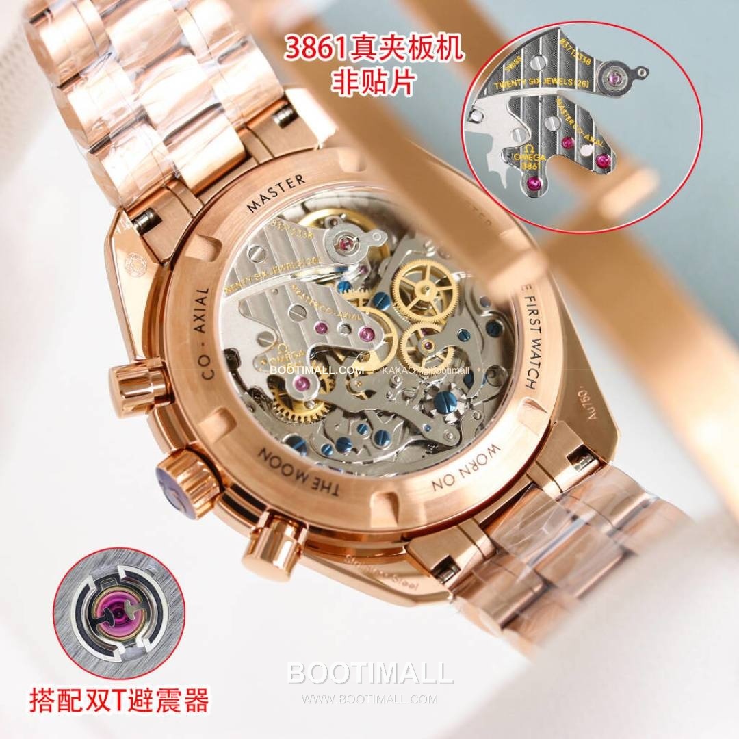 오메가 스피드마스터 문워치 리버스 팬더 크로노그래프 매뉴얼 Omega Speedmaster Moonwatch Reverse Panda Chronograph Manual 42mm 9