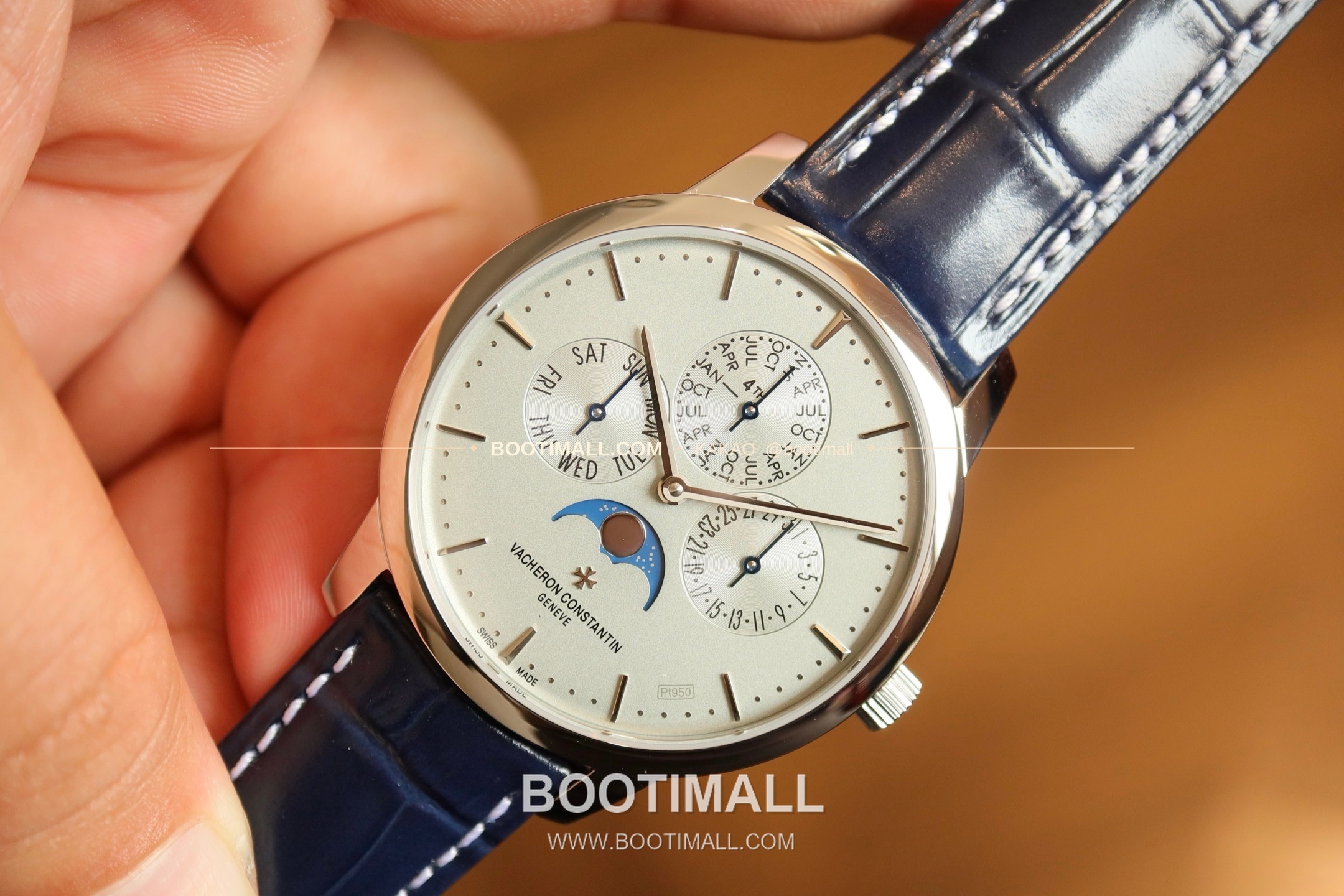 바쉐론콘스탄틴 패트리모니 퍼페추얼 캘린더 스틸 울트라씬 오토매틱 Vacheron Constantin Patrimony Perpetual Calendar Ultra-Thin Automatic 43175 41mm 3