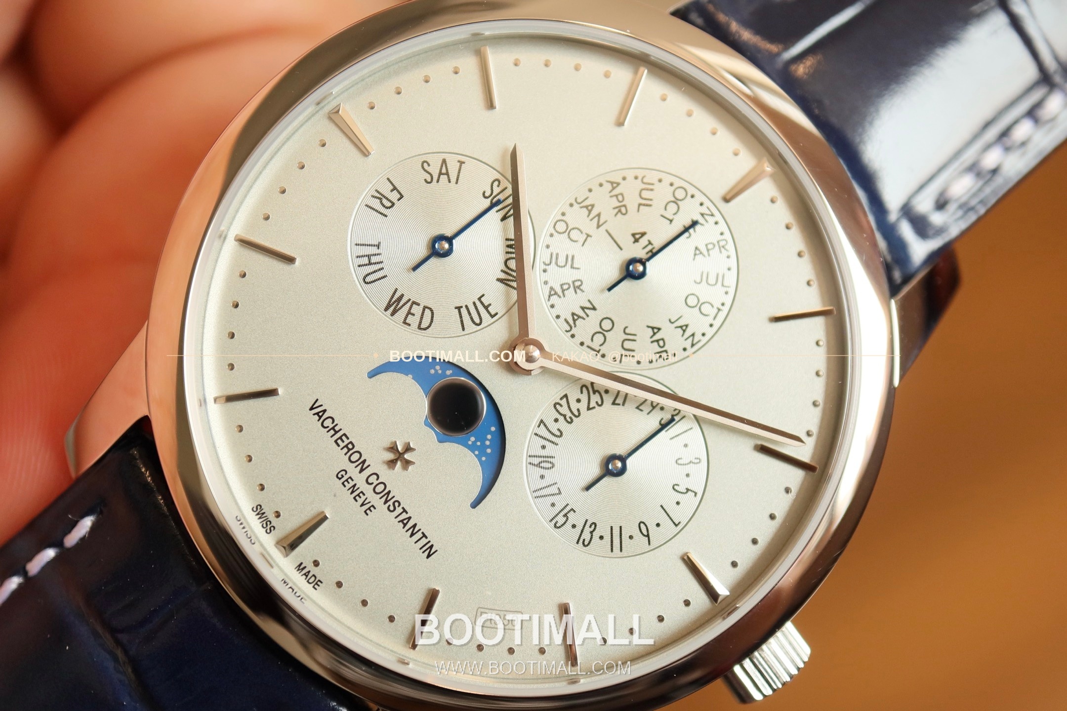 바쉐론콘스탄틴 패트리모니 퍼페추얼 캘린더 스틸 울트라씬 오토매틱 Vacheron Constantin Patrimony Perpetual Calendar Ultra-Thin Automatic 43175 41mm 5