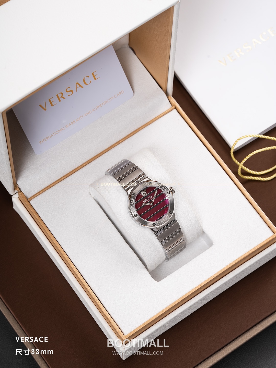 베르사체 그레카 로고 자개 다이얼 쿼츠 Versace Greca Logo Mother of Pearl Dial Quartz 33mm 1