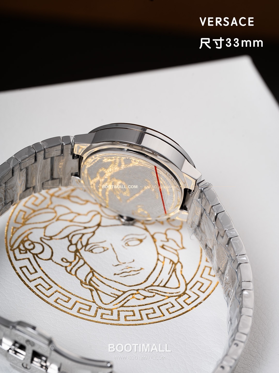 베르사체 그레카 로고 자개 다이얼 쿼츠 Versace Greca Logo Mother of Pearl Dial Quartz 33mm 7