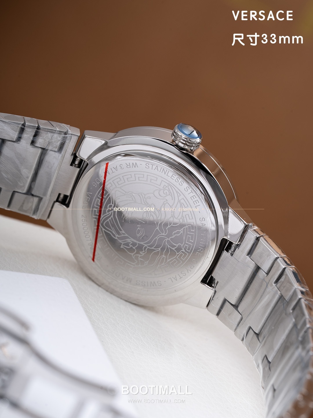 베르사체 그레카 로고 자개 다이얼 쿼츠 Versace Greca Logo Mother of Pearl Dial Quartz 33mm 8