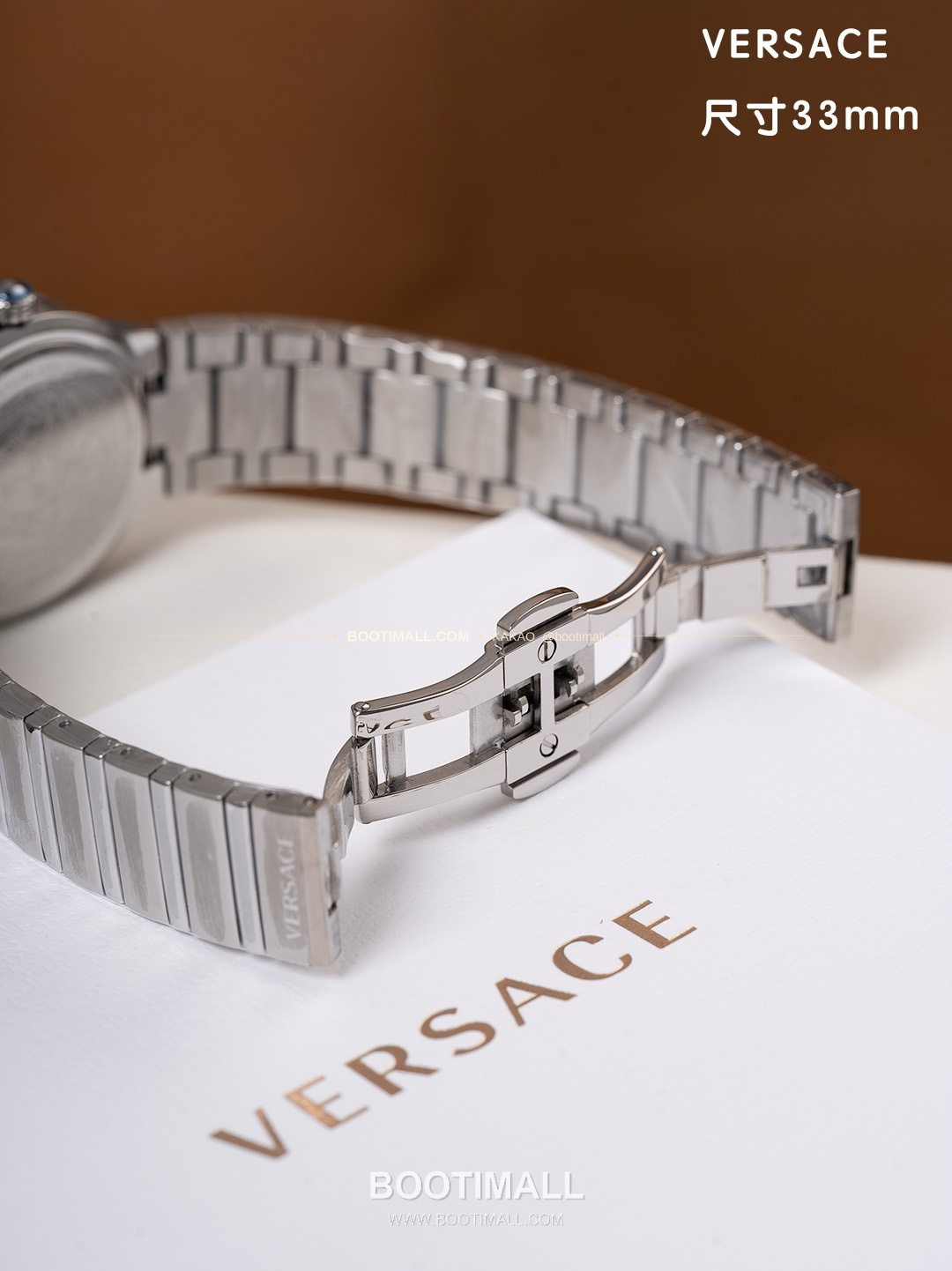 베르사체 그레카 로고 자개 다이얼 쿼츠 Versace Greca Logo Mother of Pearl Dial Quartz 33mm 9