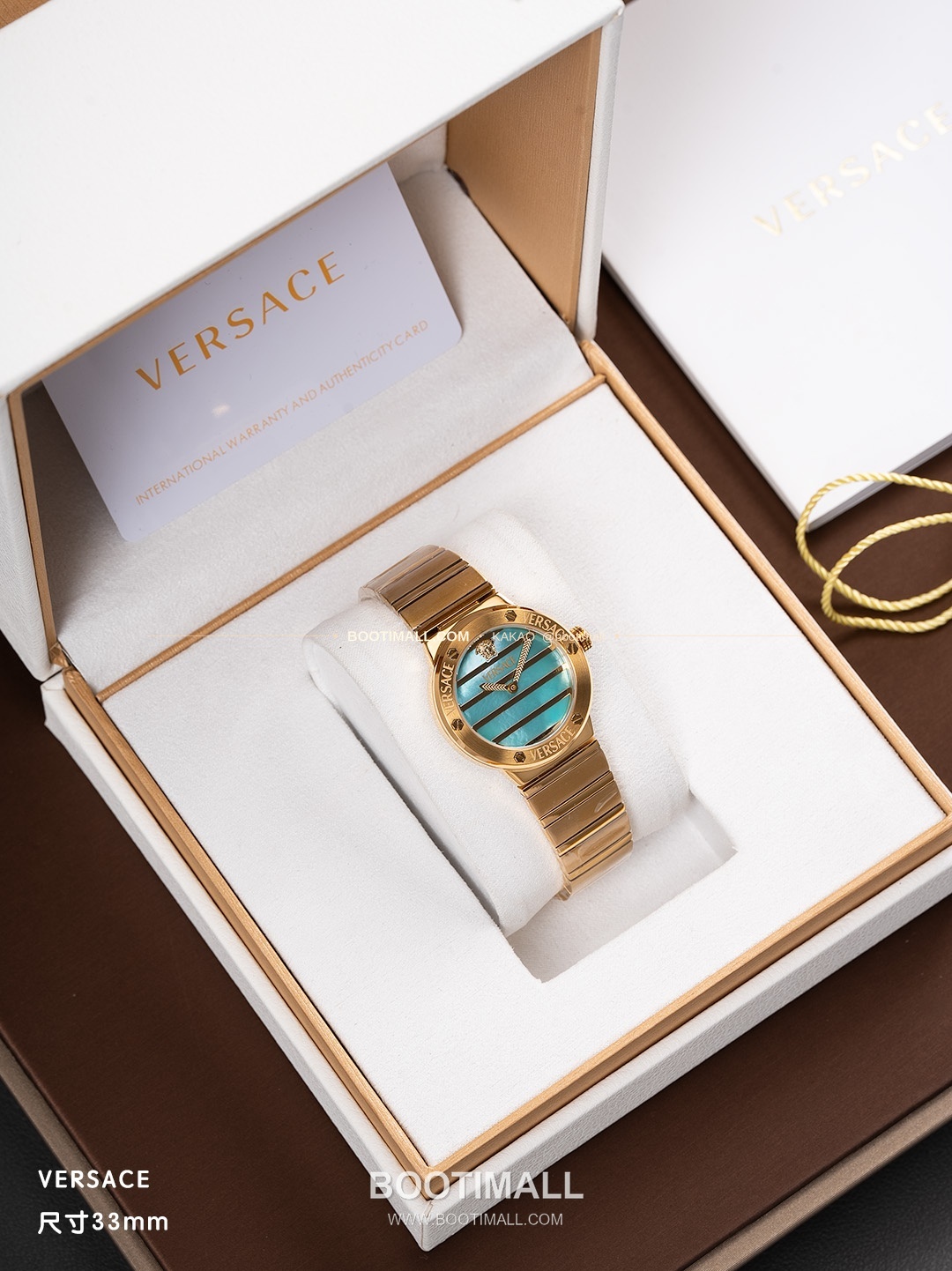 베르사체 그레카 로고 자개 다이얼 쿼츠 Versace Greca Logo Mother of Pearl Dial Quartz 33mm 3