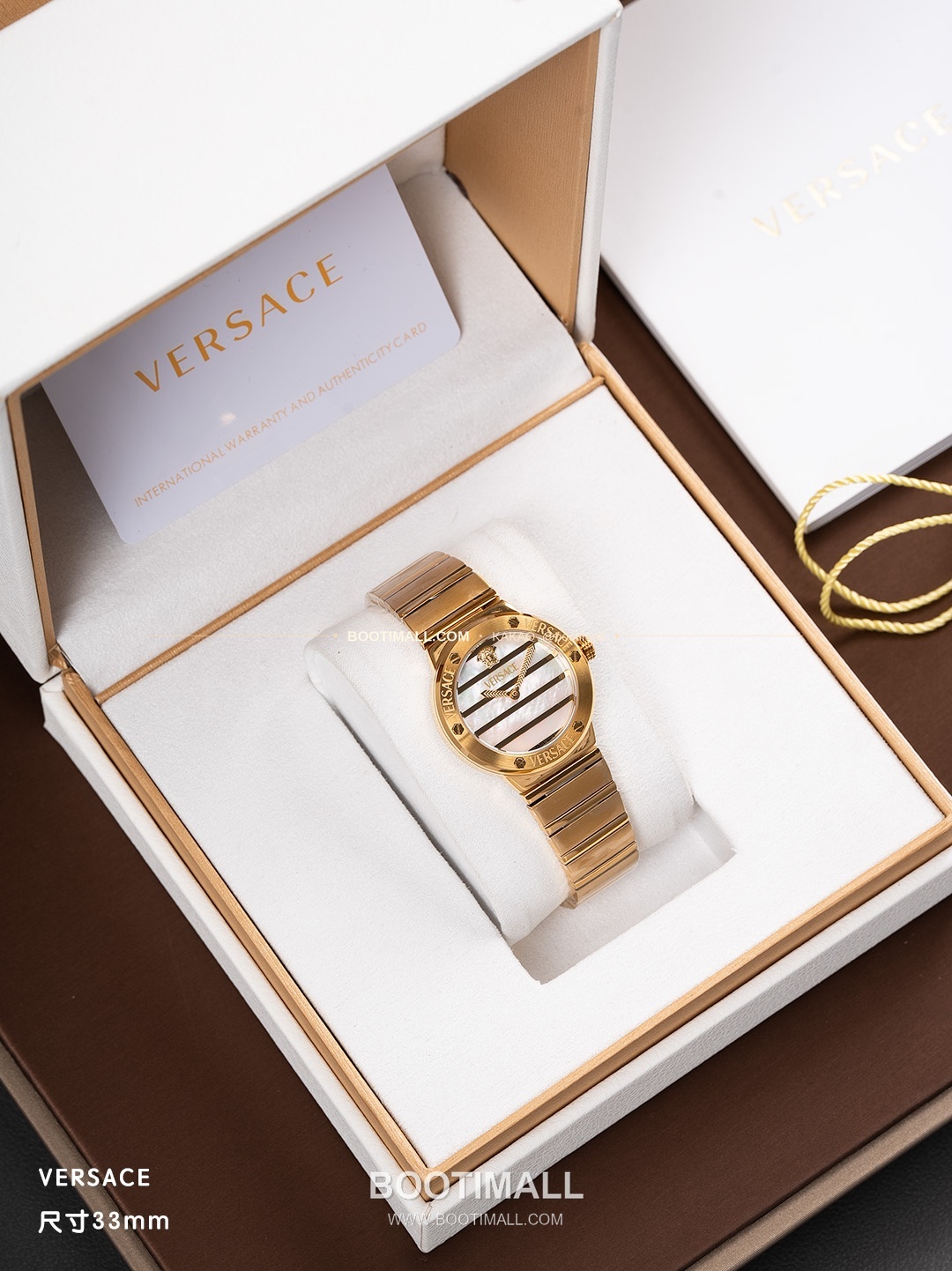 베르사체 그레카 로고 자개 다이얼 쿼츠 Versace Greca Logo Mother of Pearl Dial Quartz 33mm 6