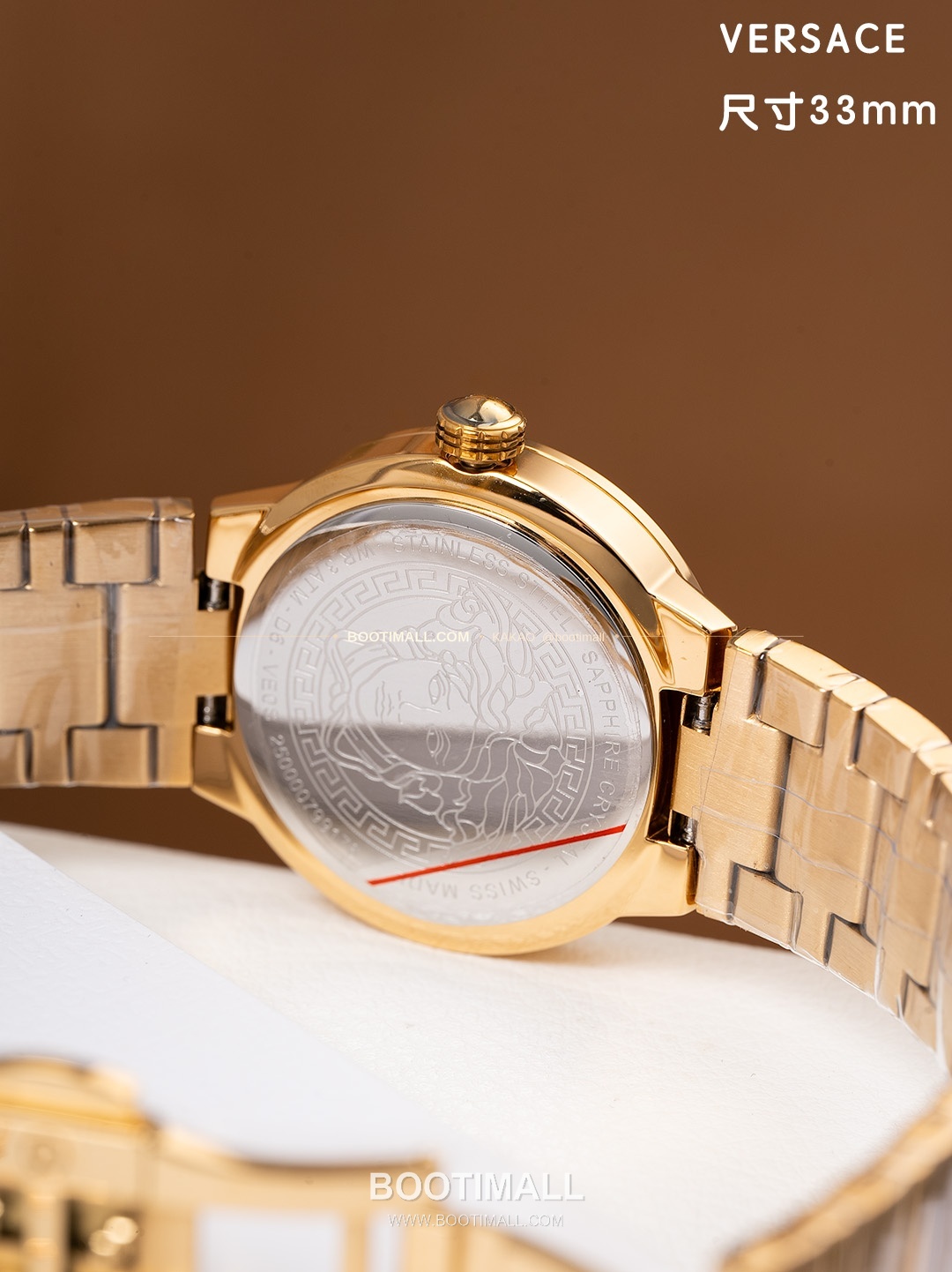 베르사체 그레카 로고 자개 다이얼 쿼츠 Versace Greca Logo Mother of Pearl Dial Quartz 33mm 8