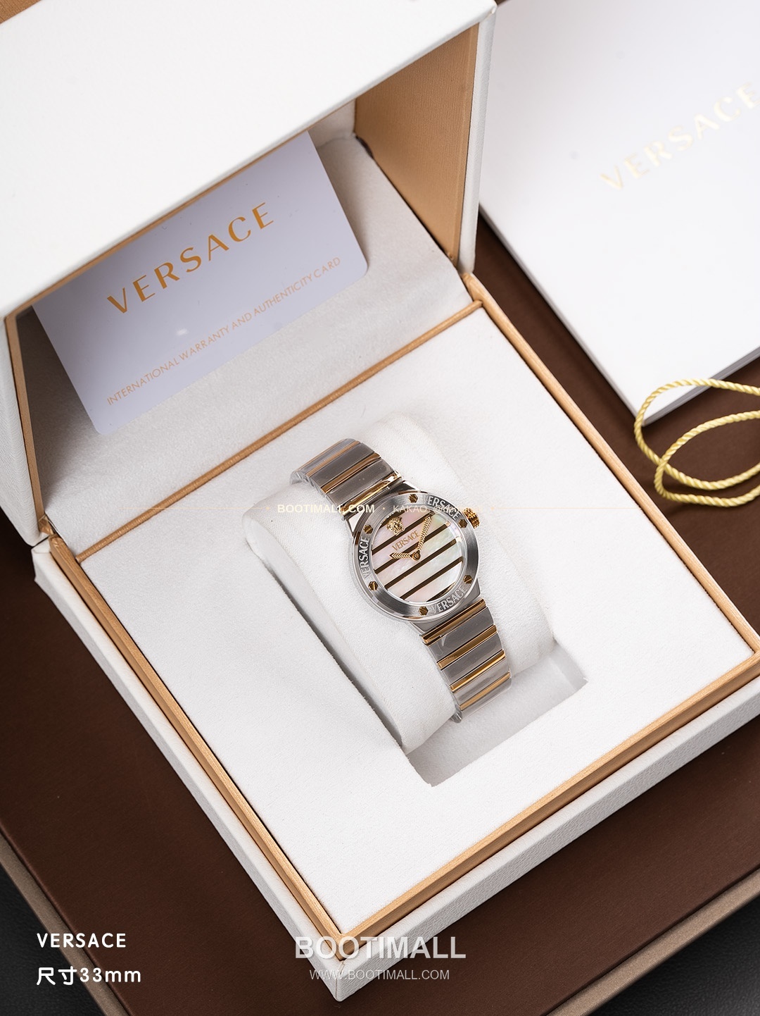 베르사체 그레카 로고 자개 다이얼 쿼츠 Versace Greca Logo Mother of Pearl Dial Quartz 33mm 2