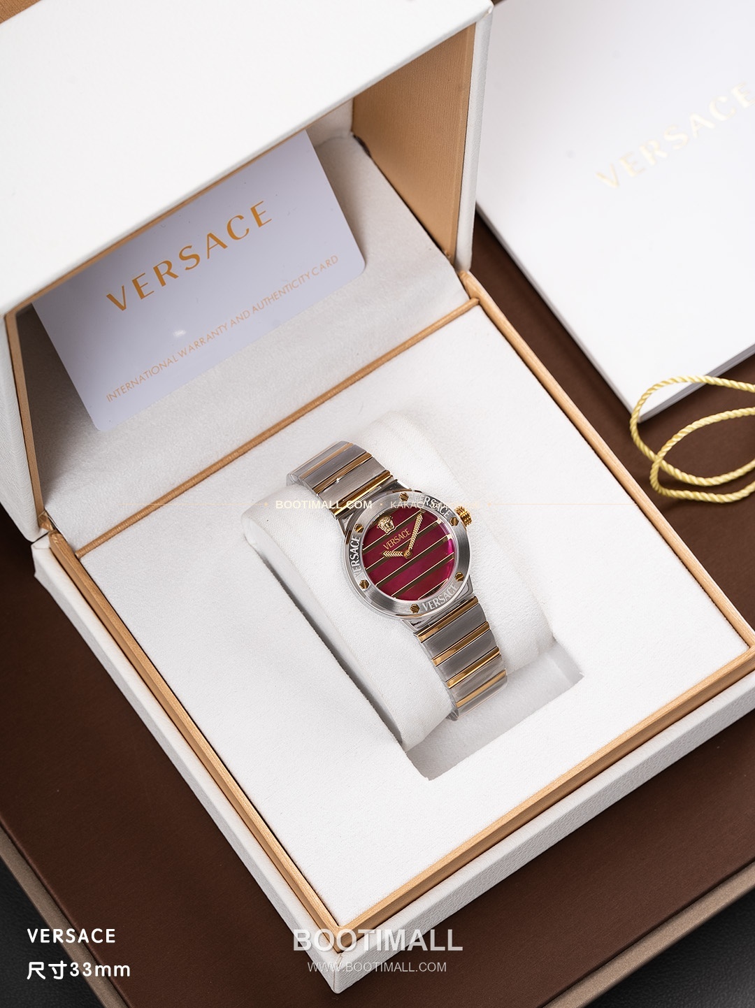 베르사체 그레카 로고 자개 다이얼 쿼츠 Versace Greca Logo Mother of Pearl Dial Quartz 33mm 6