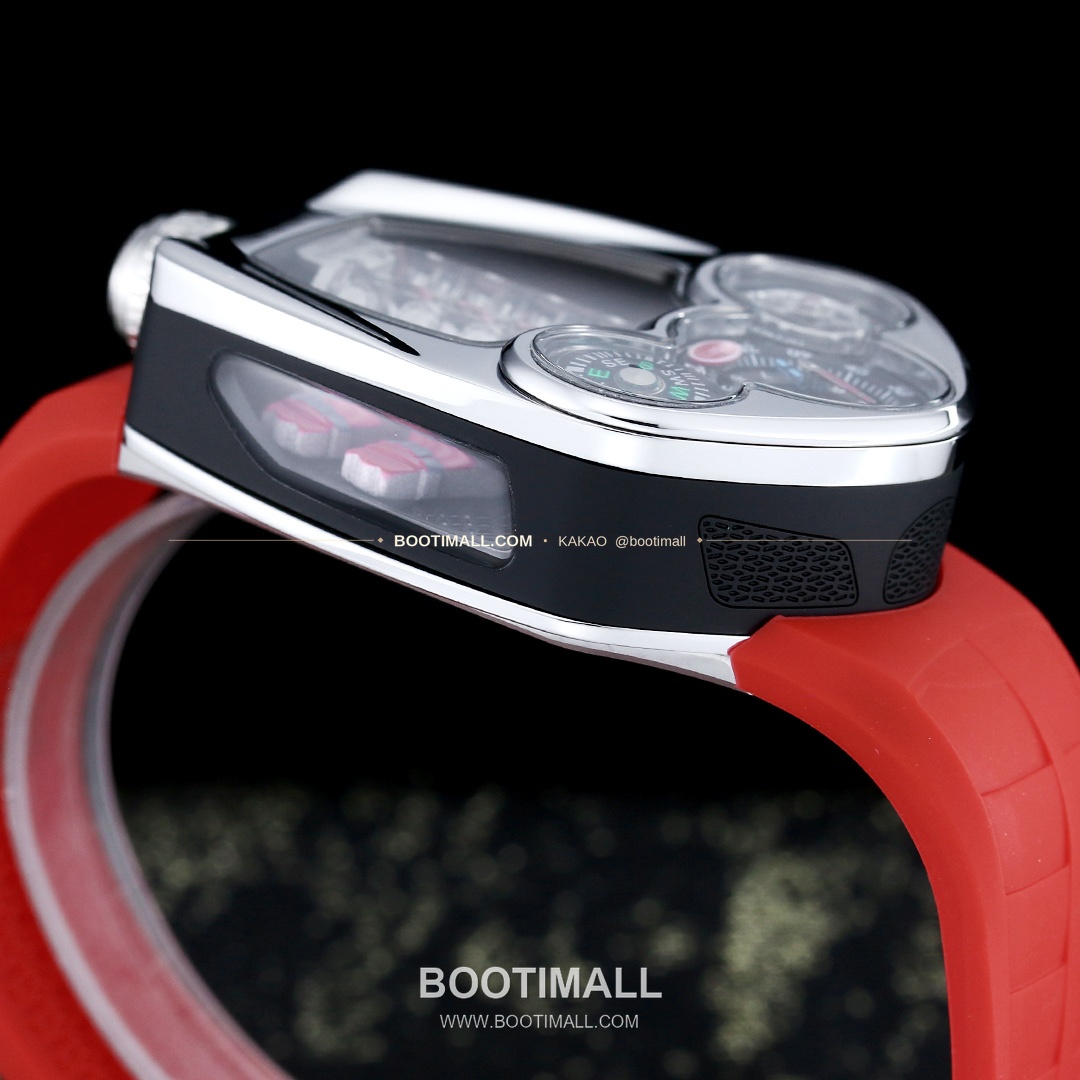 제이콥앤코 부가티 투르비용 W16 엔진 스켈레톤 오토매틱 Jacob & Co Bugatti Tourbillon W16 Engine Skeleton Automatic 55mm 8