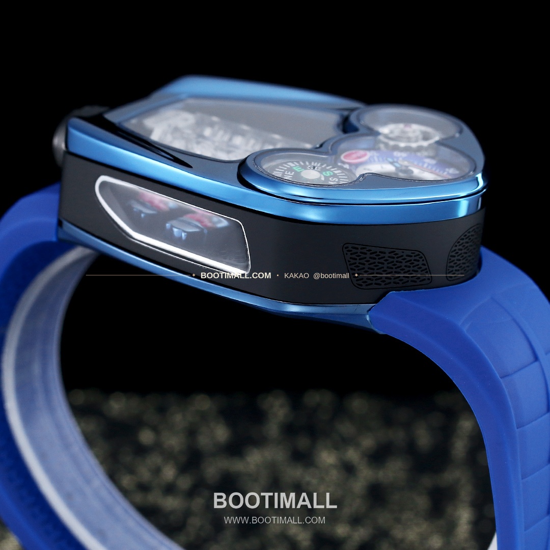 제이콥앤코 부가티 투르비용 W16 엔진 스켈레톤 오토매틱 Jacob & Co Bugatti Tourbillon W16 Engine Skeleton Automatic 55mm 8