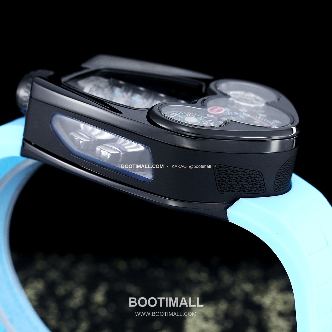 제이콥앤코 부가티 투르비용 W16 엔진 스켈레톤 오토매틱 Jacob & Co Bugatti Tourbillon W16 Engine Skeleton Automatic 55mm 8