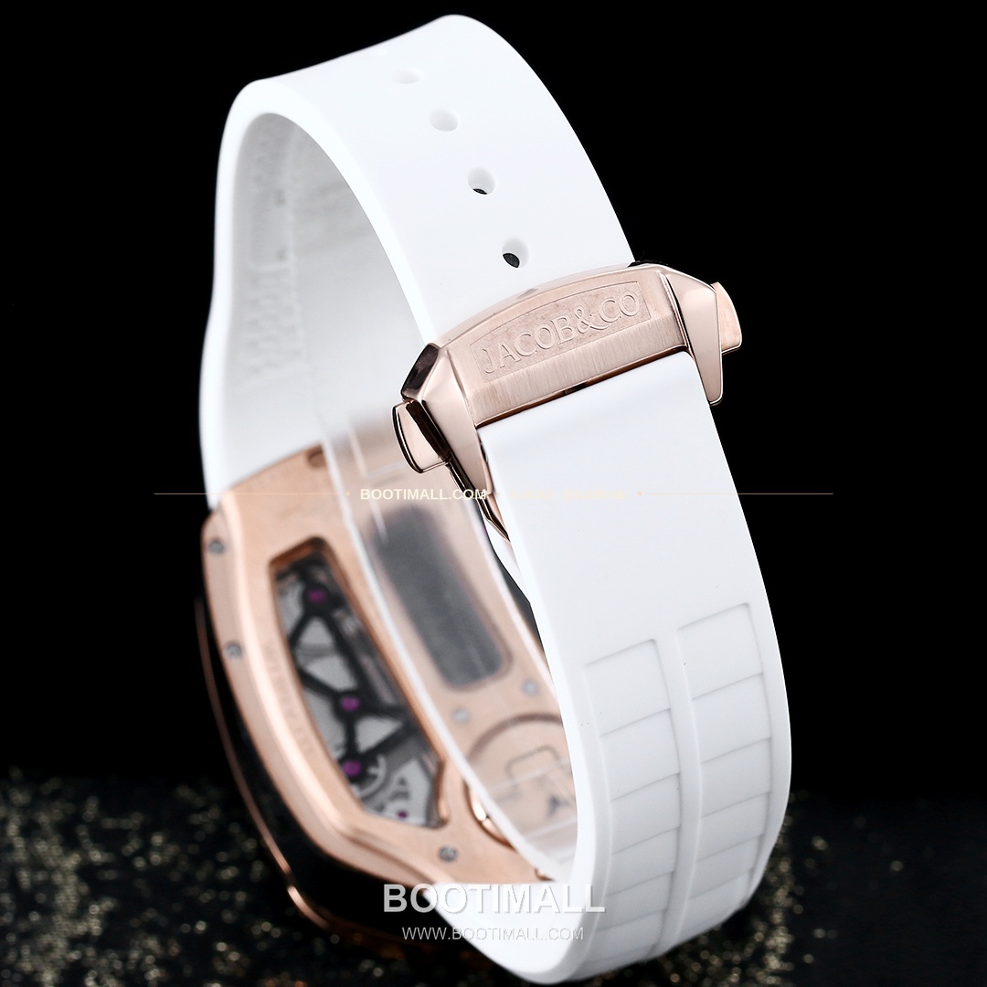 제이콥앤코 부가티 투르비용 W16 엔진 스켈레톤 오토매틱 Jacob & Co Bugatti Tourbillon W16 Engine Skeleton Automatic 55mm 9