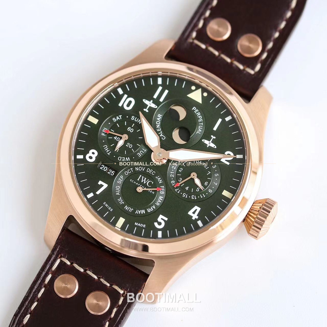 IWC 빅파일럿 퍼페추얼 캘린더 스틸 오토매틱 IWC Big Pilot Perpetual Calendar Steel Automatic IW503605 41mm 3