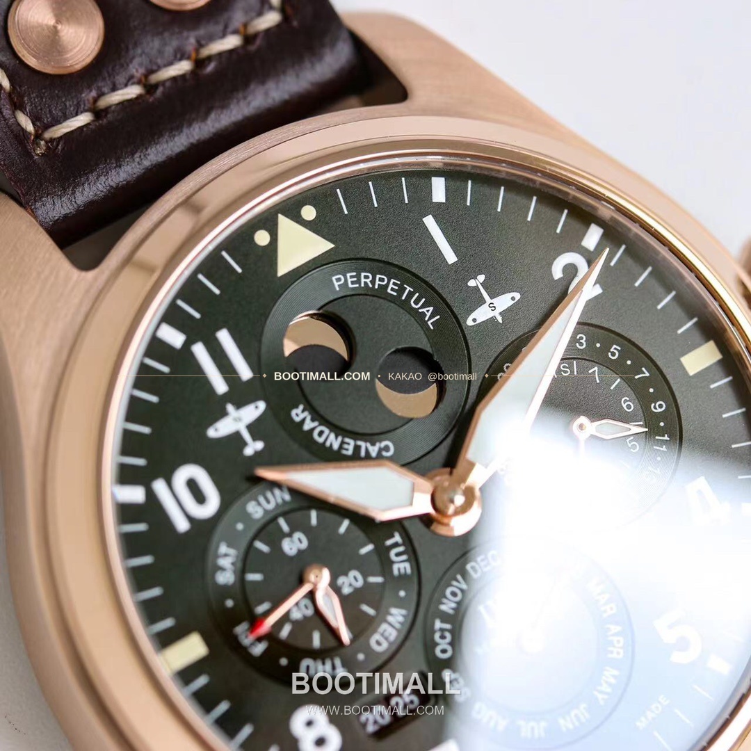 IWC 빅파일럿 퍼페추얼 캘린더 스틸 오토매틱 IWC Big Pilot Perpetual Calendar Steel Automatic IW503605 41mm 5