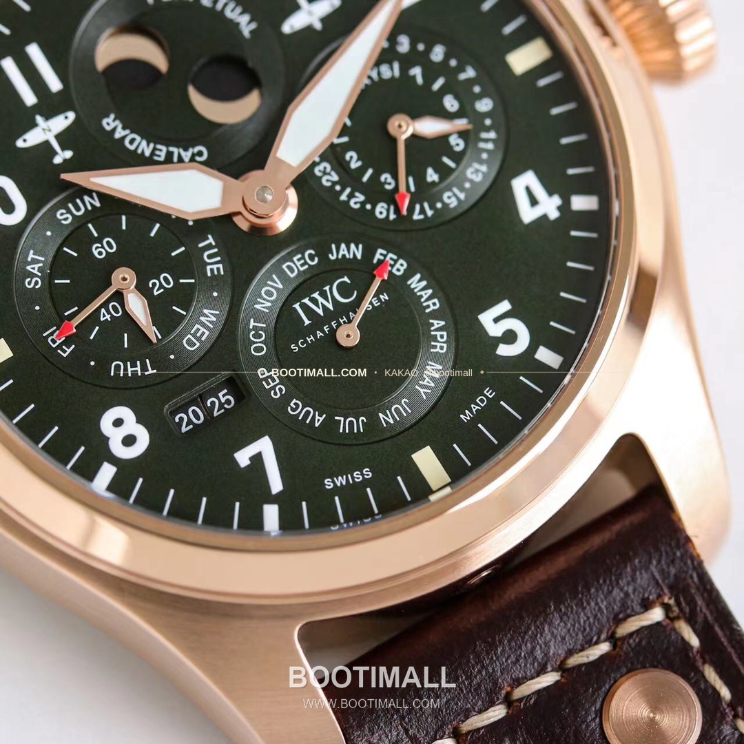 IWC 빅파일럿 퍼페추얼 캘린더 스틸 오토매틱 IWC Big Pilot Perpetual Calendar Steel Automatic IW503605 41mm 6