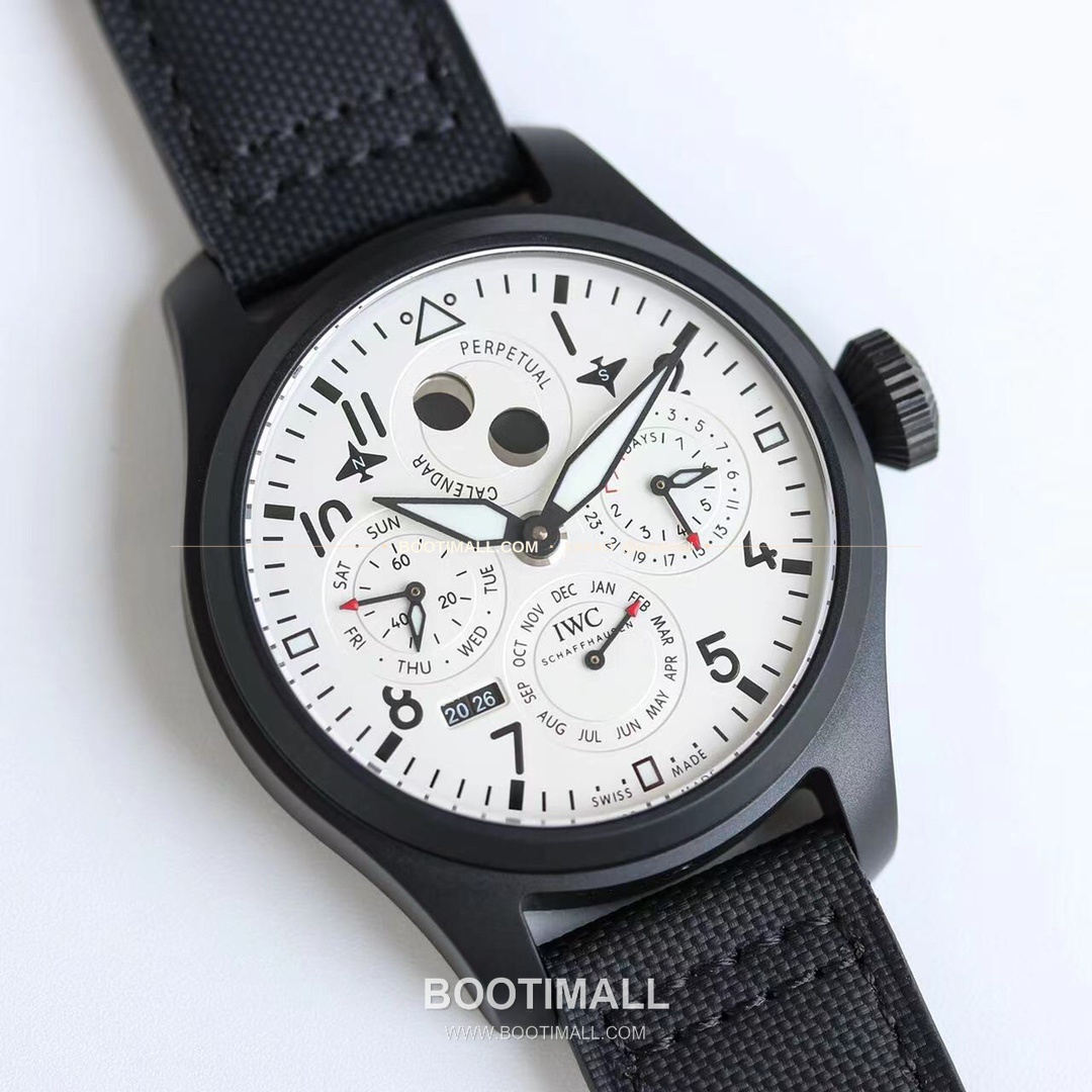 IWC 빅파일럿 퍼페추얼 캘린더 스틸 오토매틱 IWC Big Pilot Perpetual Calendar Steel Automatic IW503605 41mm 2