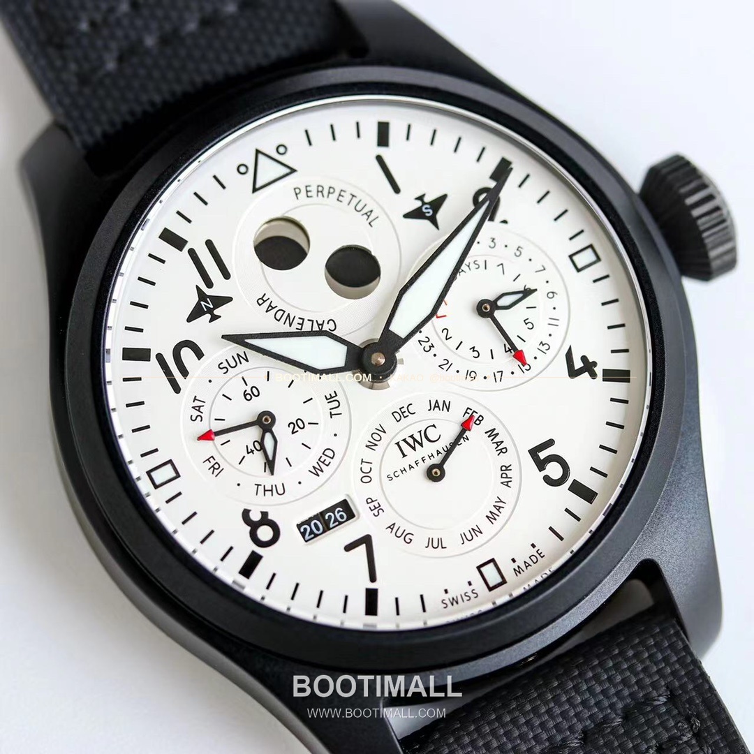 IWC 빅파일럿 퍼페추얼 캘린더 스틸 오토매틱 IWC Big Pilot Perpetual Calendar Steel Automatic IW503605 41mm 4