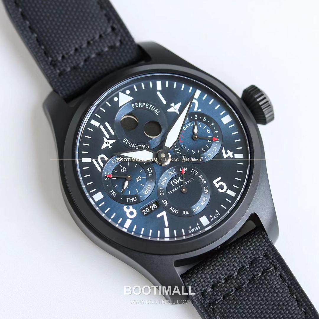 IWC 빅파일럿 퍼페추얼 캘린더 스틸 오토매틱 IWC Big Pilot Perpetual Calendar Steel Automatic IW503605 41mm 2
