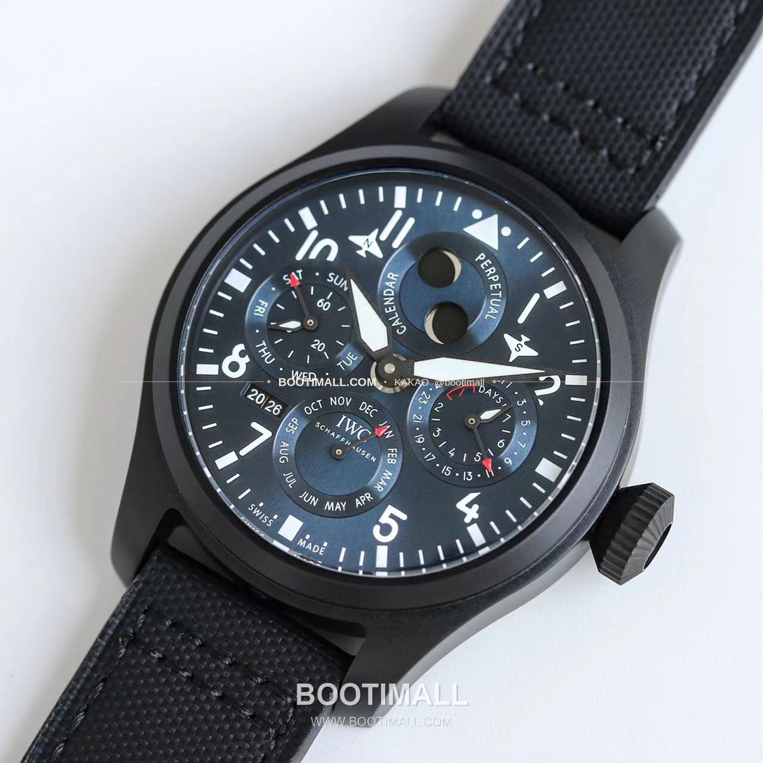 IWC 빅파일럿 퍼페추얼 캘린더 스틸 오토매틱 IWC Big Pilot Perpetual Calendar Steel Automatic IW503605 41mm 3