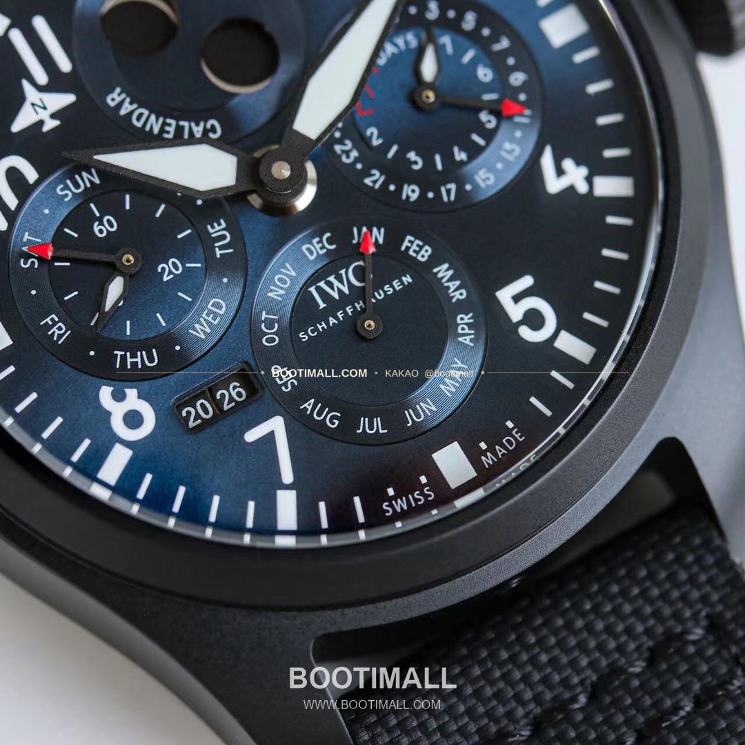 IWC 빅파일럿 퍼페추얼 캘린더 스틸 오토매틱 IWC Big Pilot Perpetual Calendar Steel Automatic IW503605 41mm 6