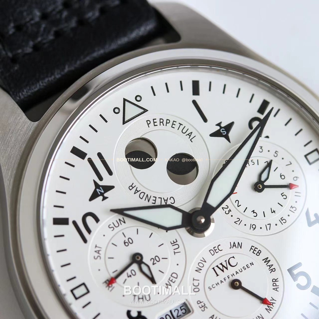 IWC 빅파일럿 퍼페추얼 캘린더 스틸 오토매틱 IWC Big Pilot Perpetual Calendar Steel Automatic IW503605 41mm 5