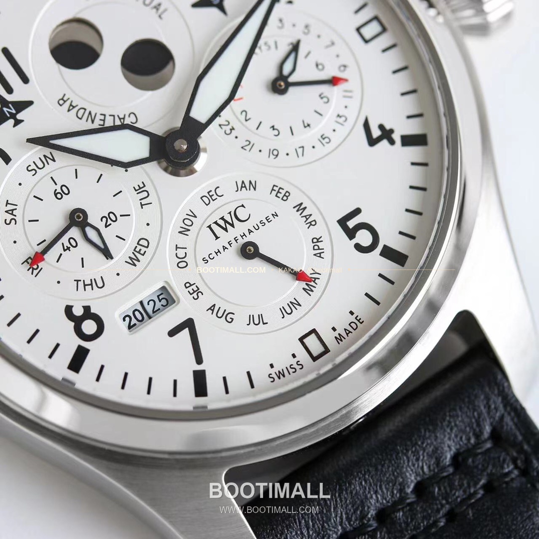 IWC 빅파일럿 퍼페추얼 캘린더 스틸 오토매틱 IWC Big Pilot Perpetual Calendar Steel Automatic IW503605 41mm 7