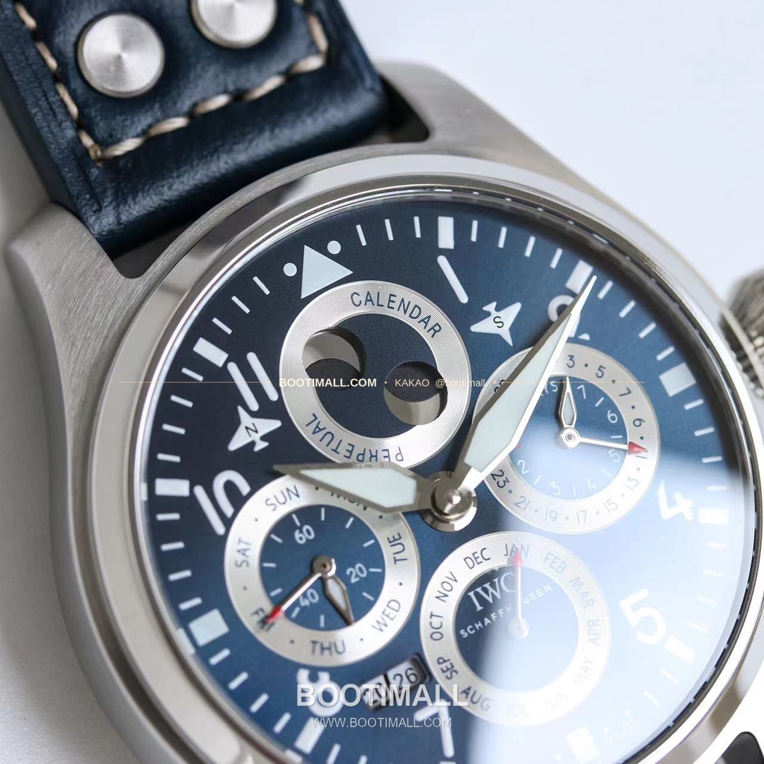 IWC 빅파일럿 퍼페추얼 캘린더 스틸 오토매틱 IWC Big Pilot Perpetual Calendar Steel Automatic IW503605 41mm 3
