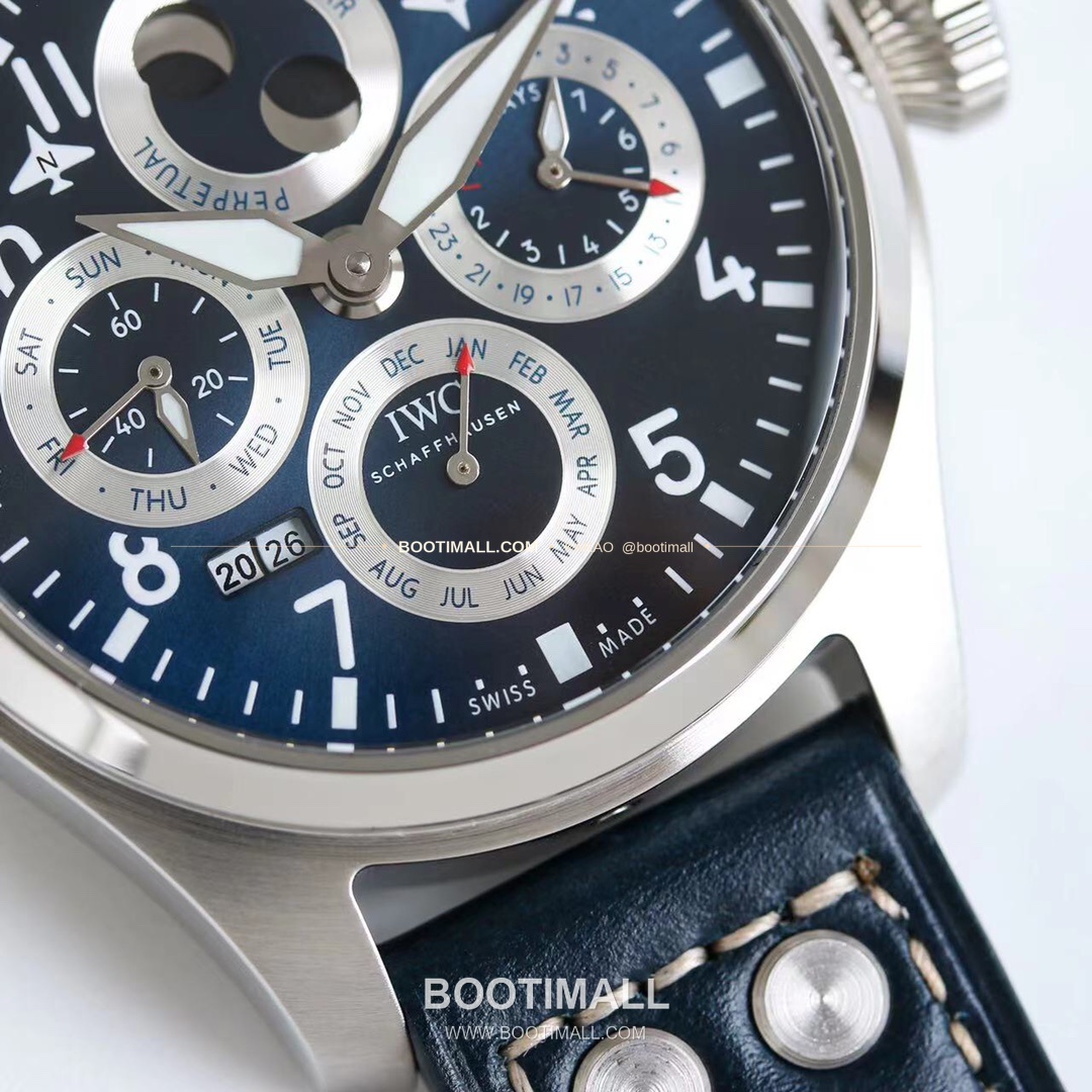 IWC 빅파일럿 퍼페추얼 캘린더 스틸 오토매틱 IWC Big Pilot Perpetual Calendar Steel Automatic IW503605 41mm 4