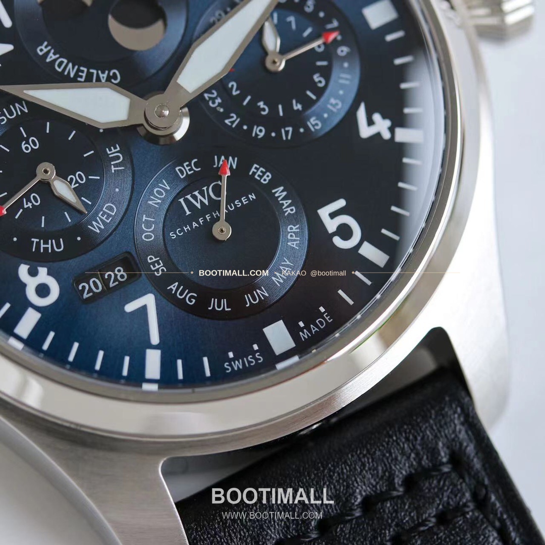 IWC 빅파일럿 퍼페추얼 캘린더 스틸 오토매틱 IWC Big Pilot Perpetual Calendar Steel Automatic IW503605 41mm 5